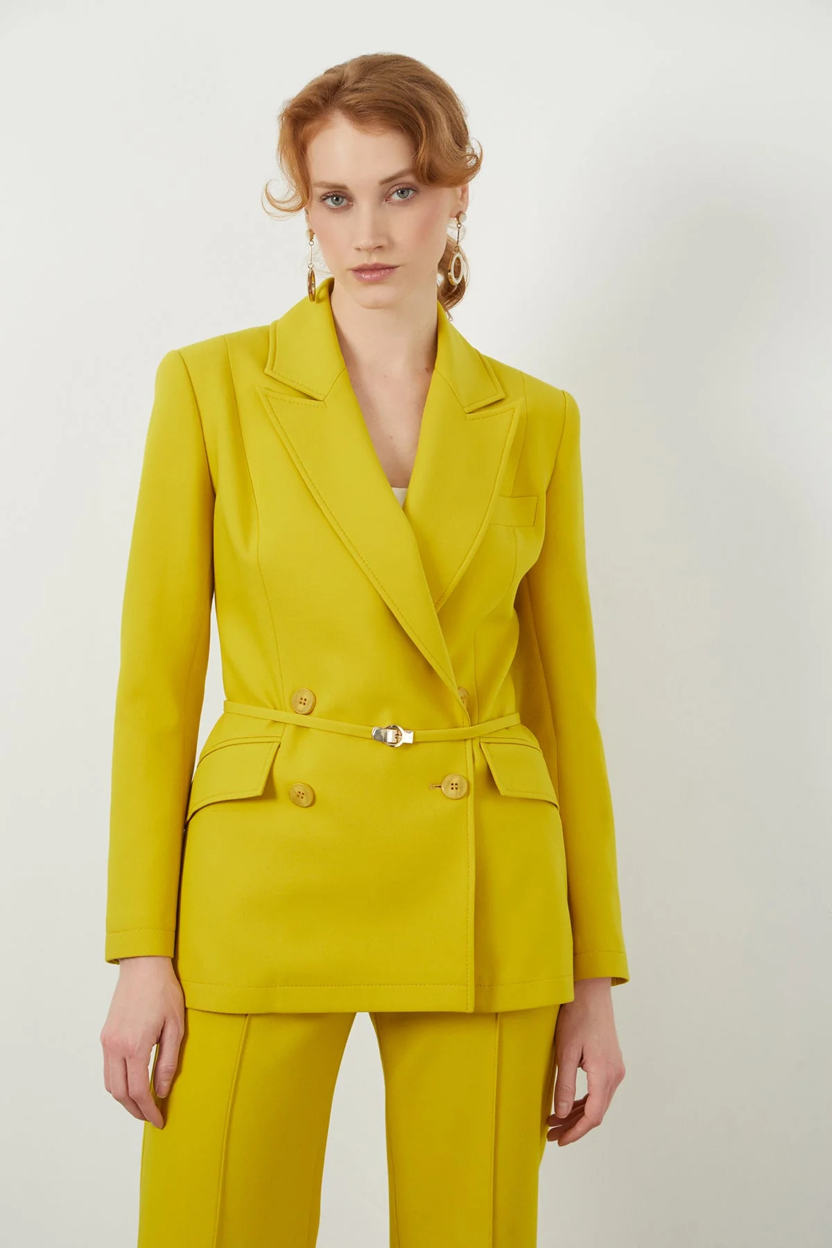 Belt-Detail Jacket