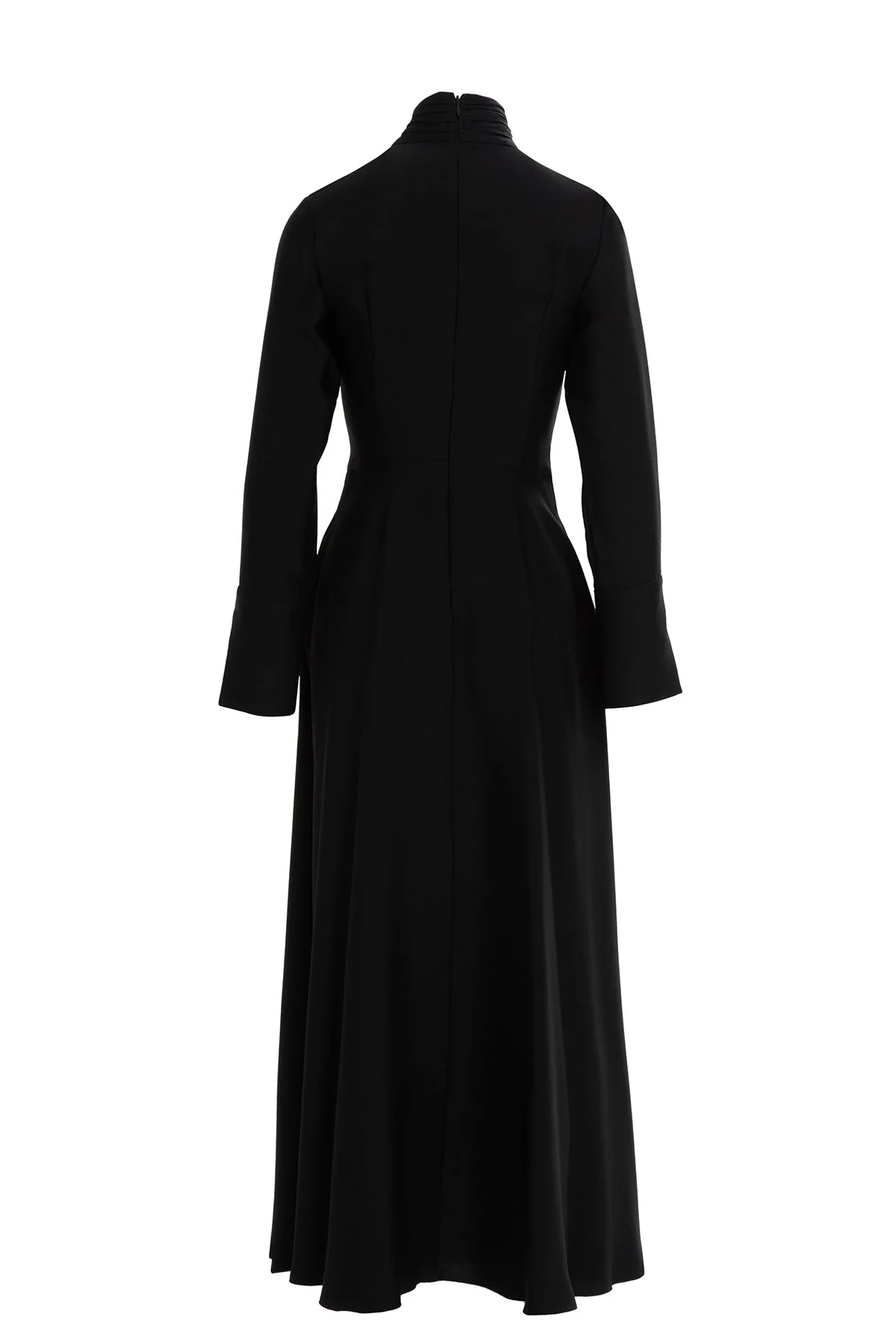 Black Brooch Detail Dress - Image 3