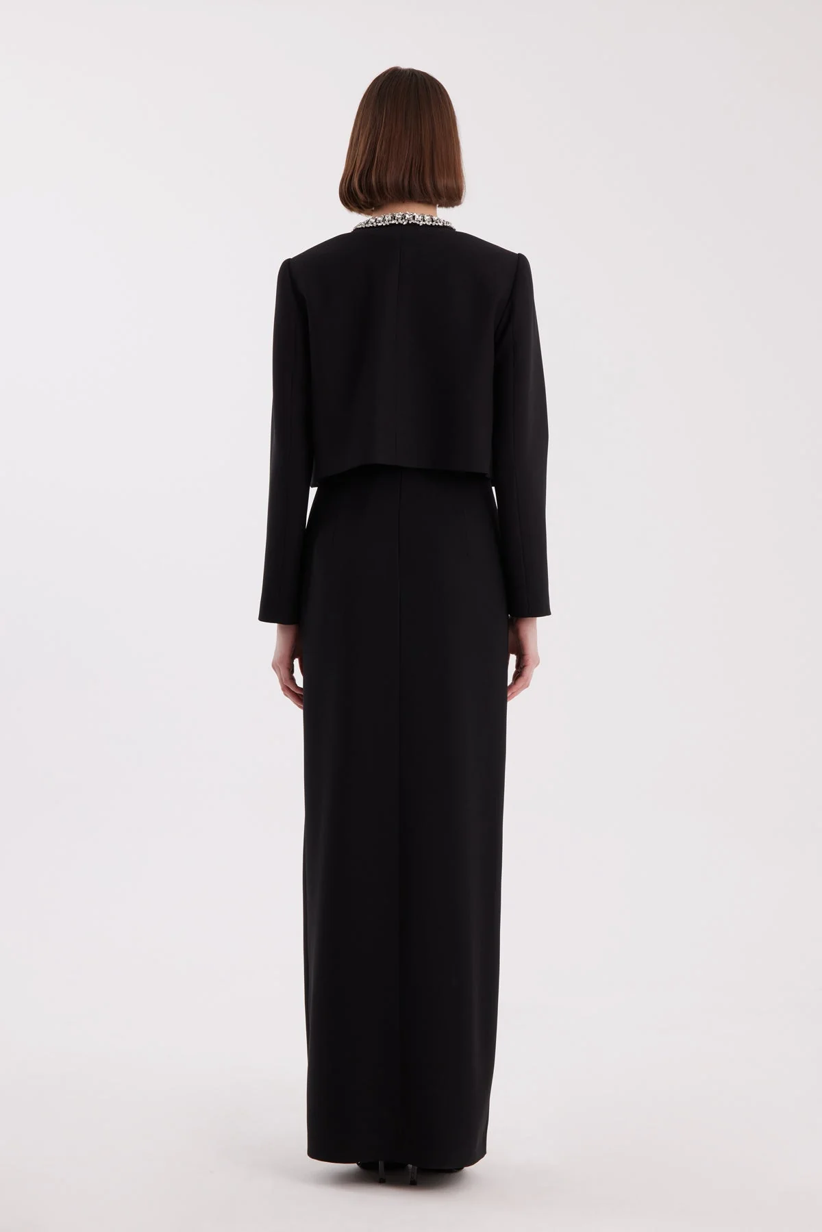 Black Embellished Hook Jacket - Image 5