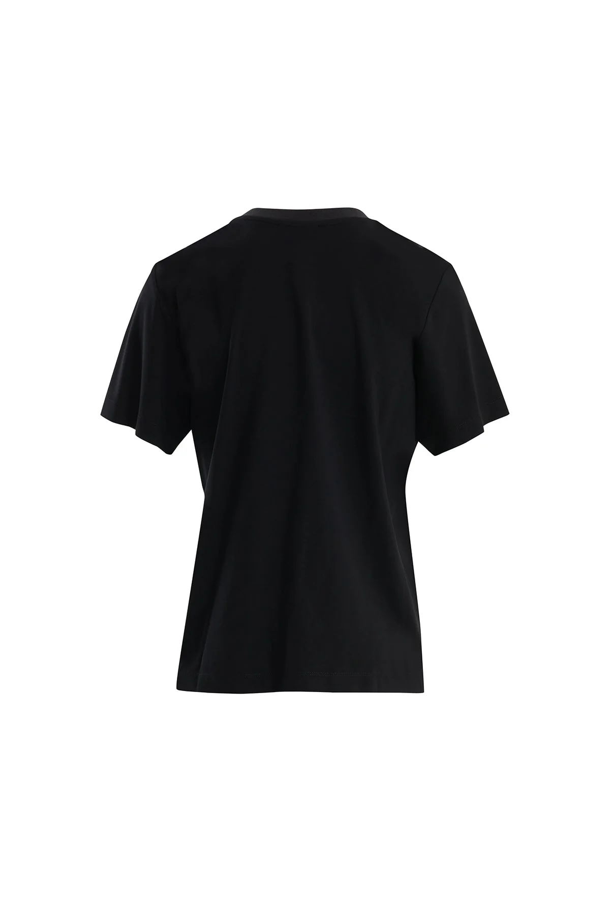 Black Embroidered Detail T-Shirt - Image 3