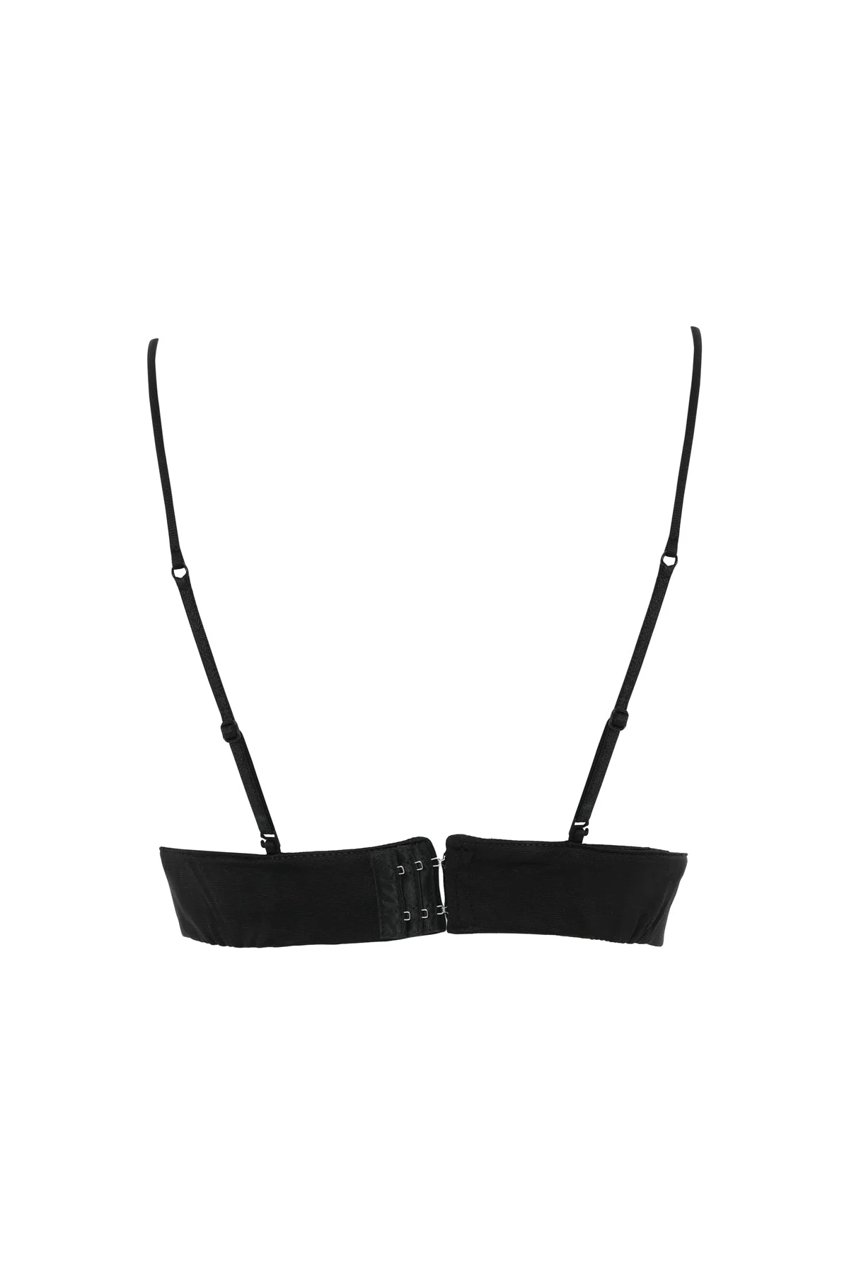 Black Floral Strap Bustier - Image 3