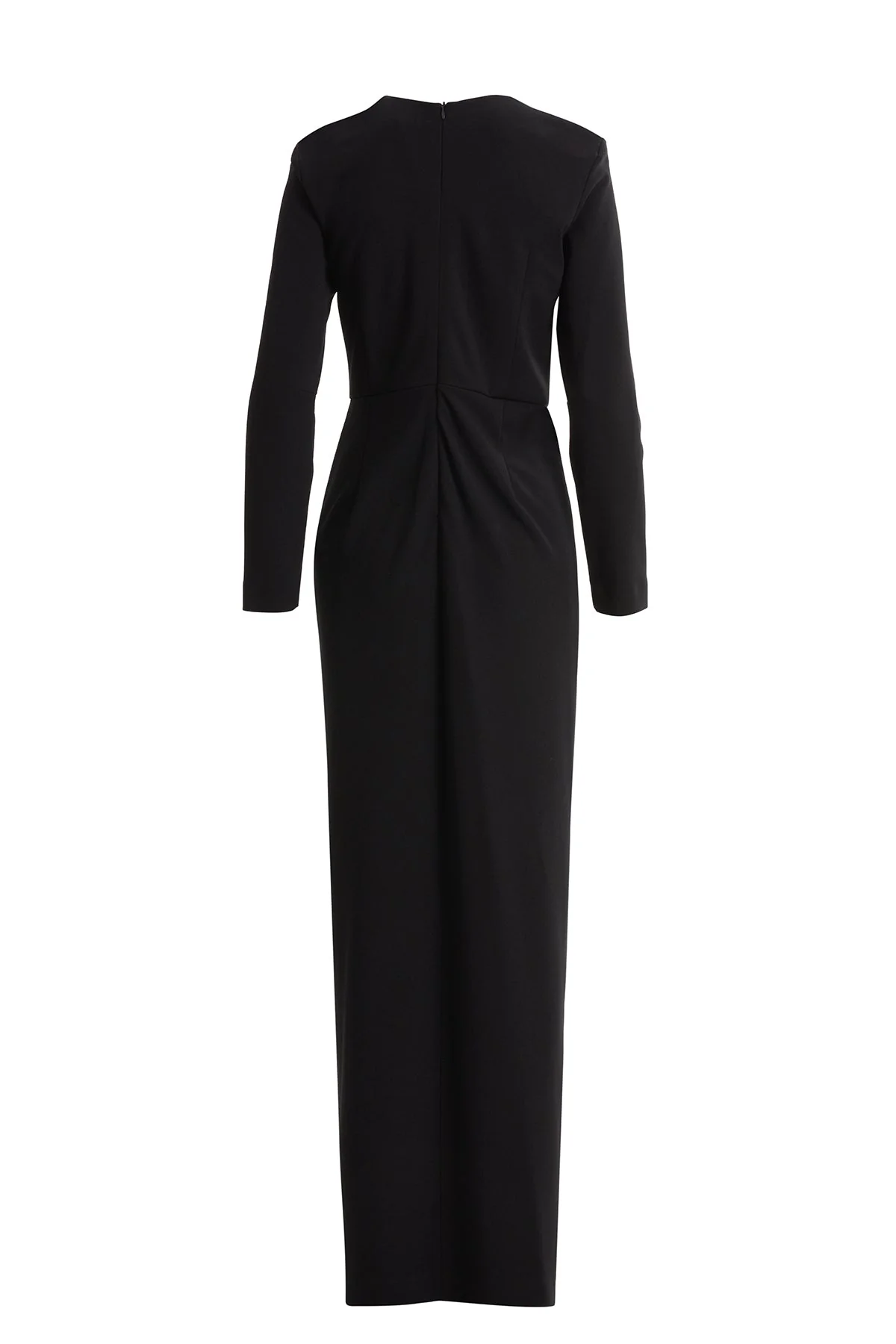 Black Long Dress with Accessories - Image 3
