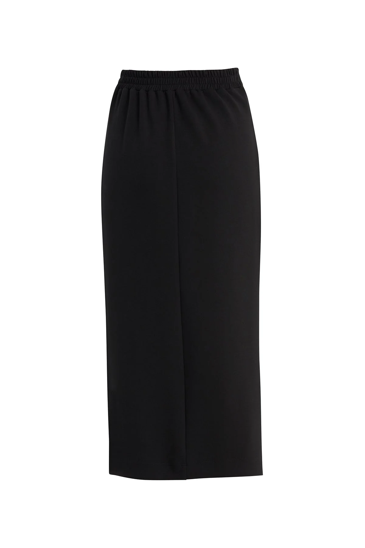 Black Rose Embroidered Midi Skirt - Image 3