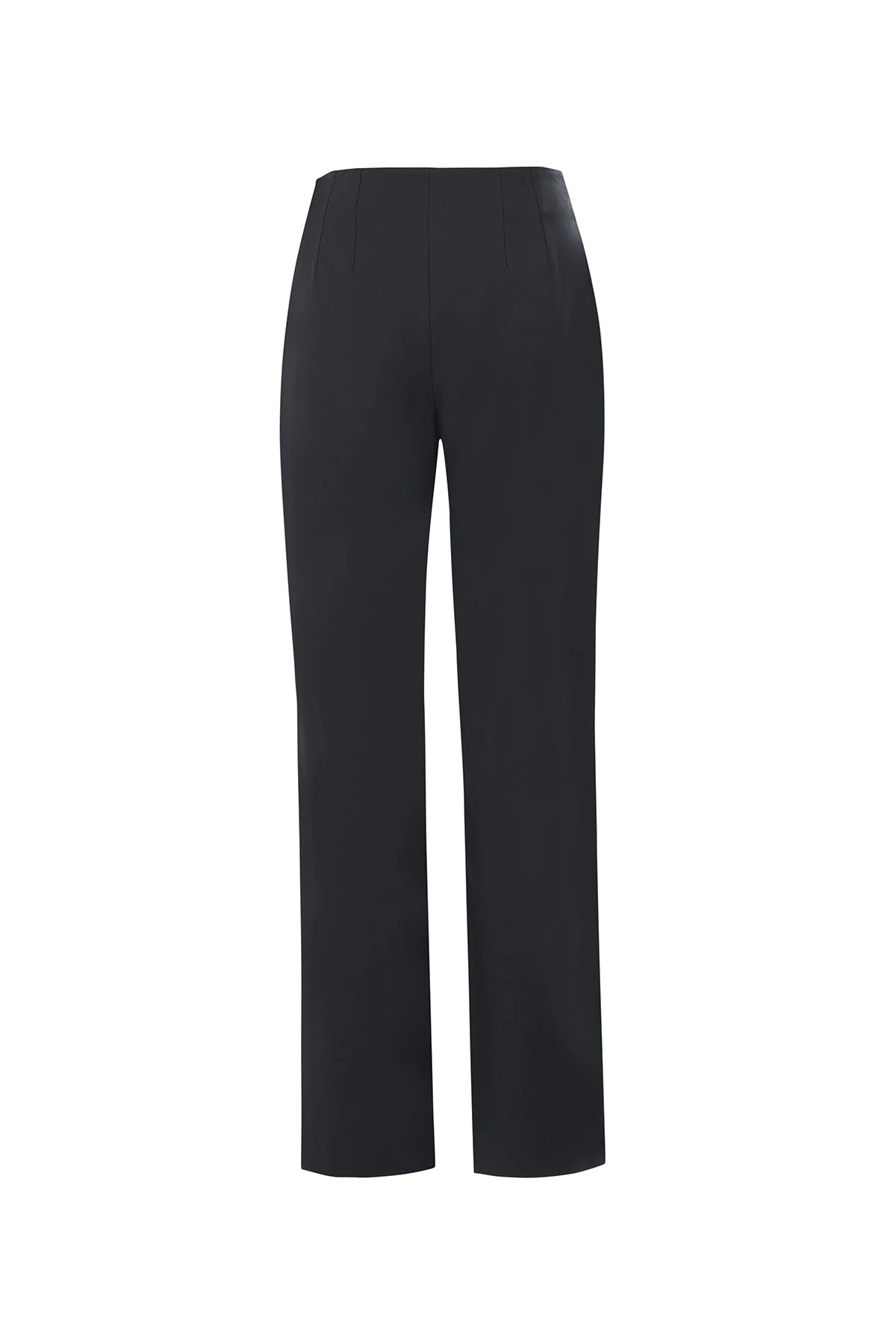 Black Trousers with Hook Closure - Image 3
