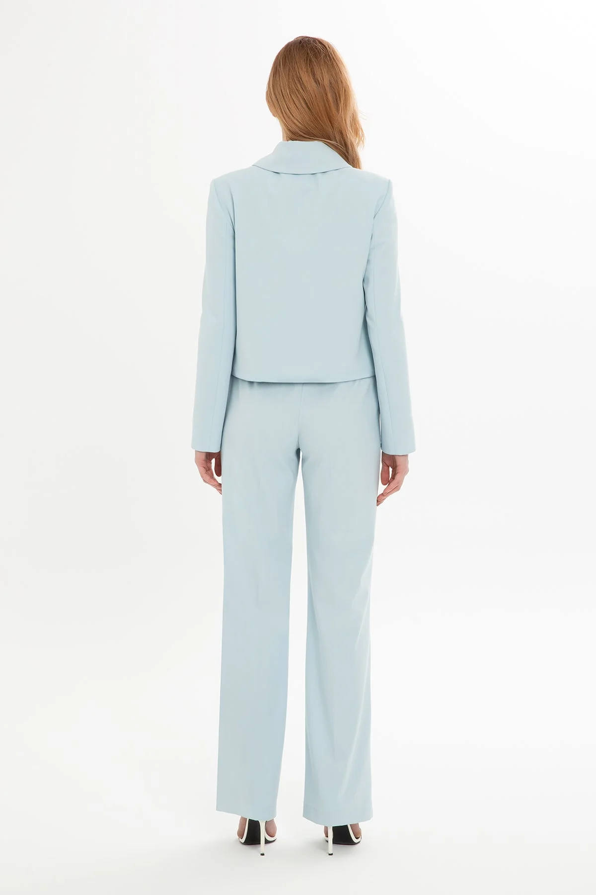 Blue Suit with Short Jacket - Image 4