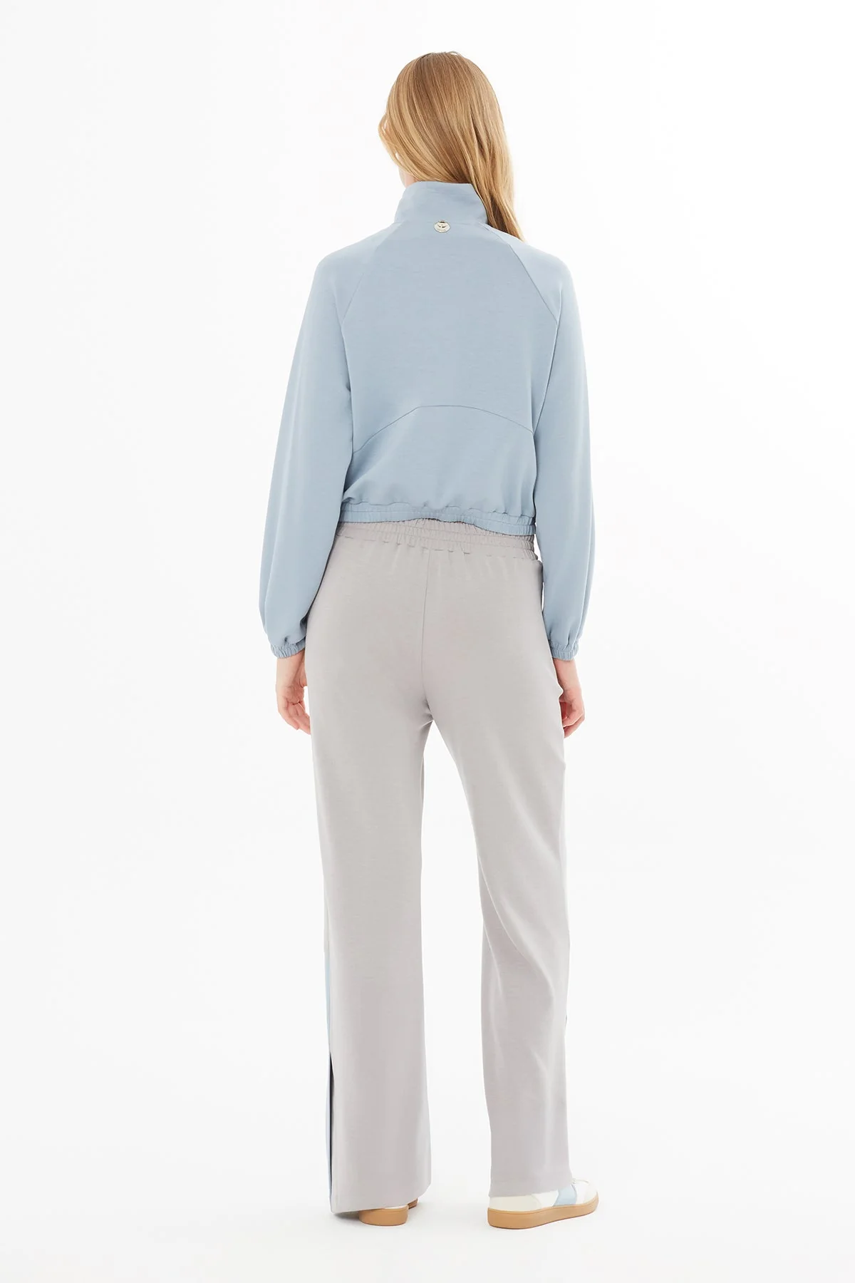 Blue Tracksuit Top with Zipper - Image 4