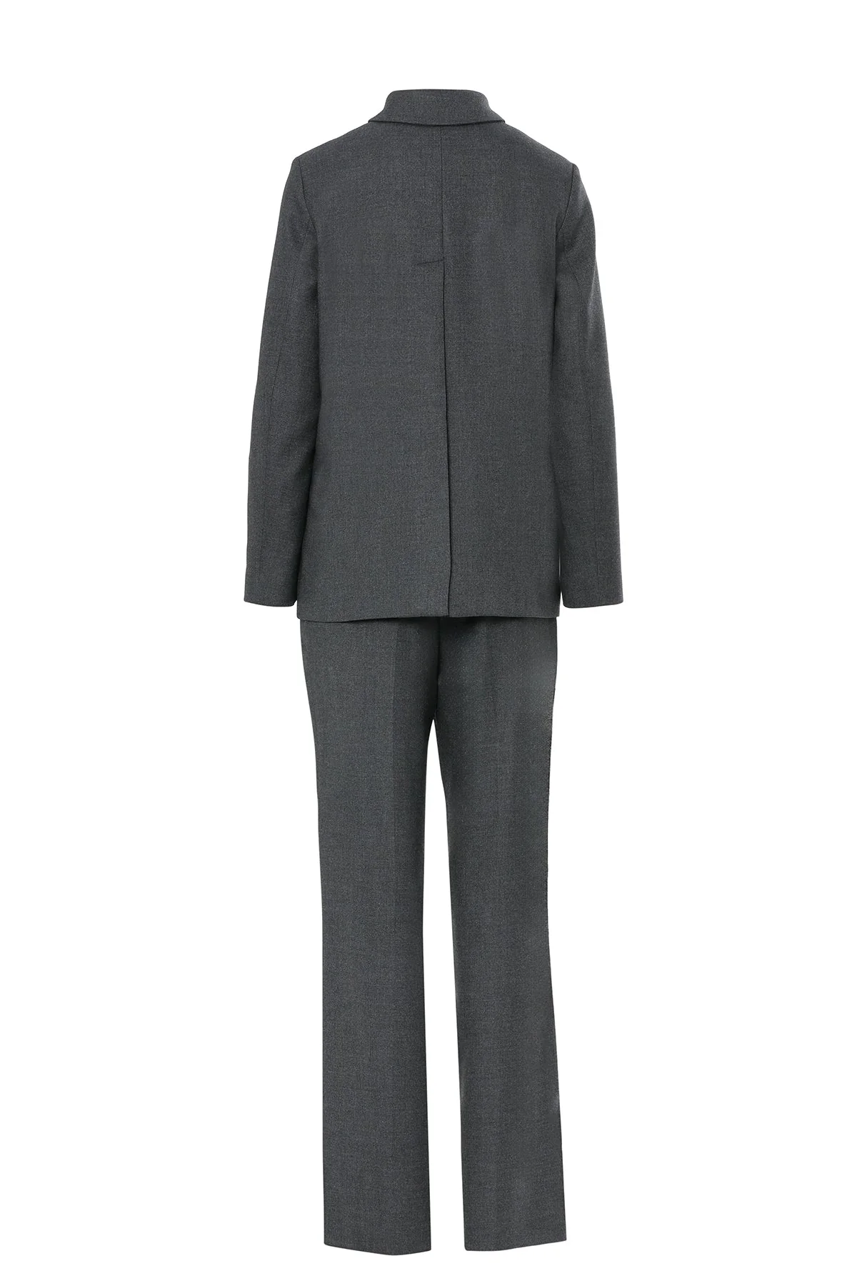 Grey Suit with Straight-Leg Trousers - Image 3