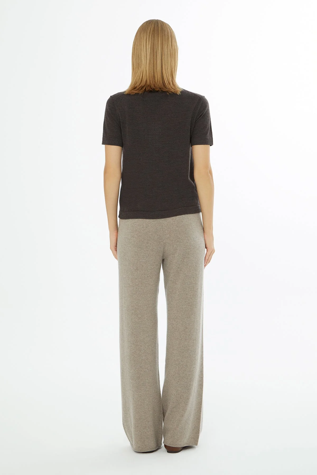 Brown Round-Neck Blouse - Image 5
