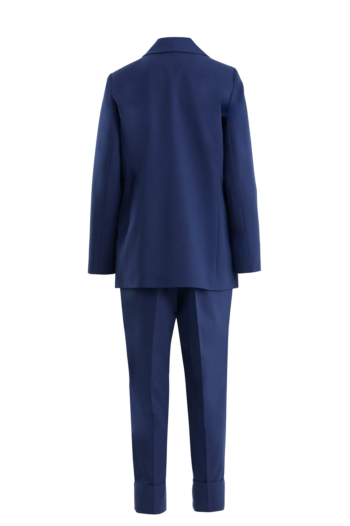 Dark Navy Single-Button Blazer Suit - Image 3
