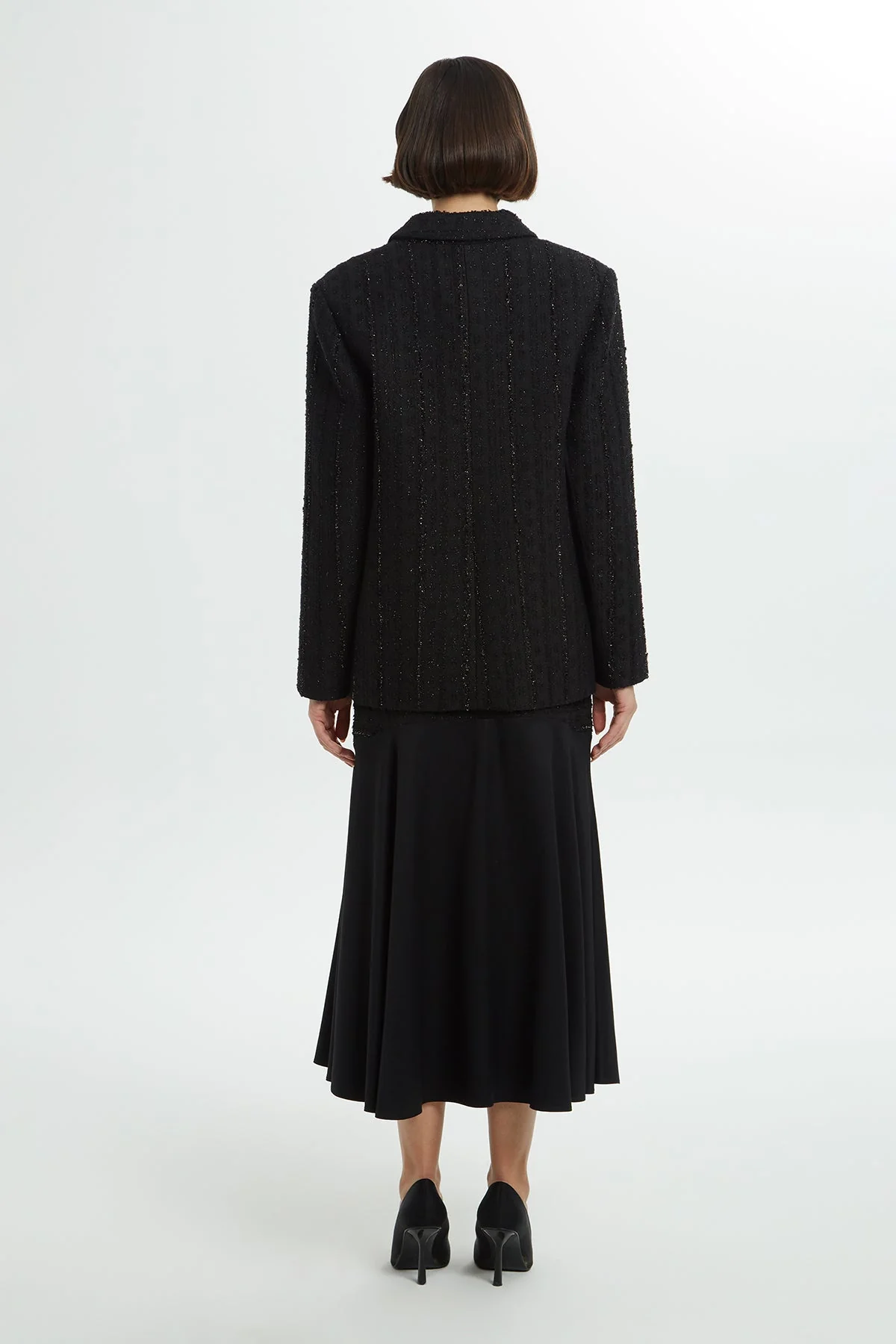 Double-Breasted Tweed Jacket - Image 5