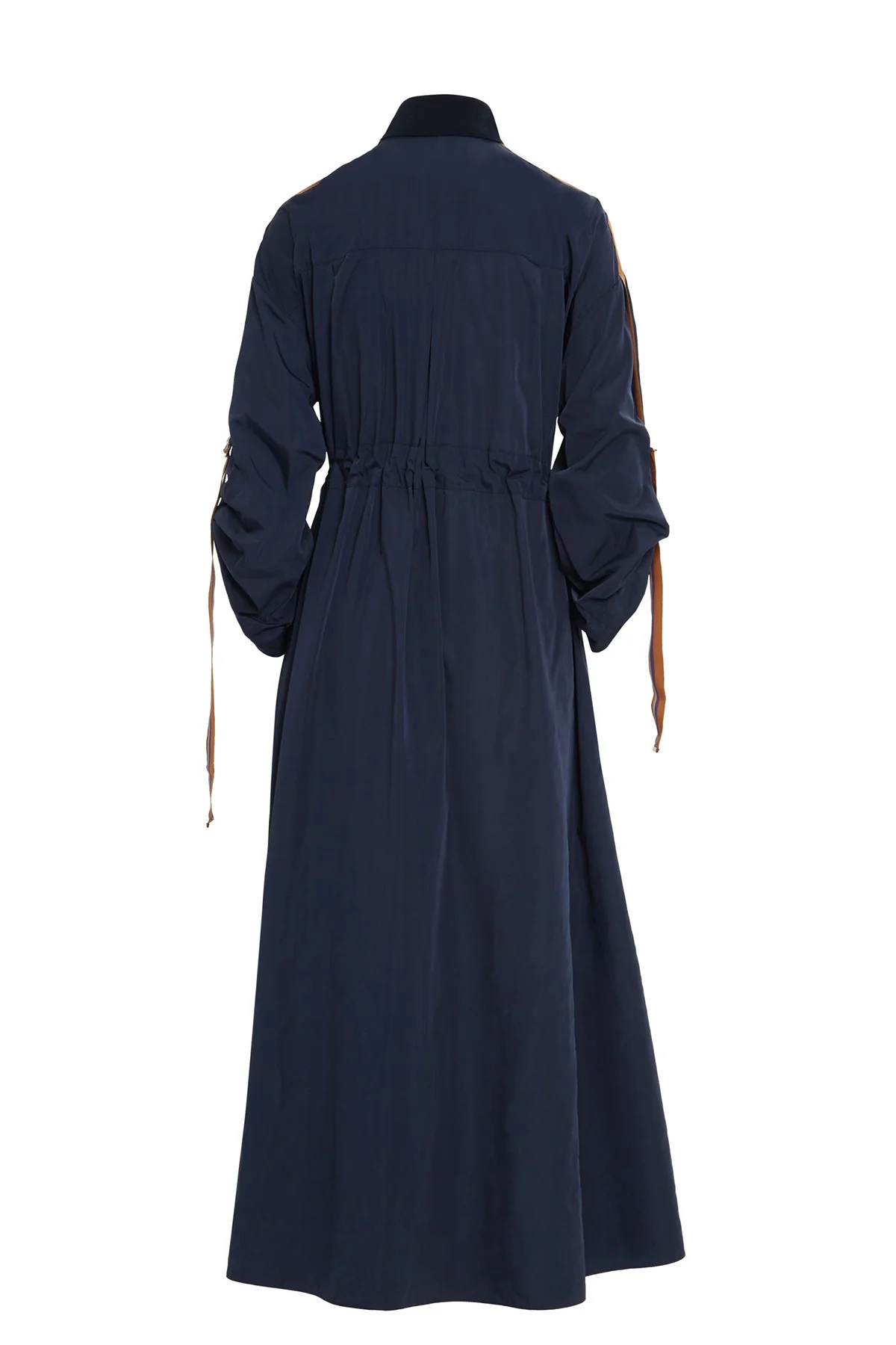 Dress with Zipper Details Drawstring Waist - Image 7