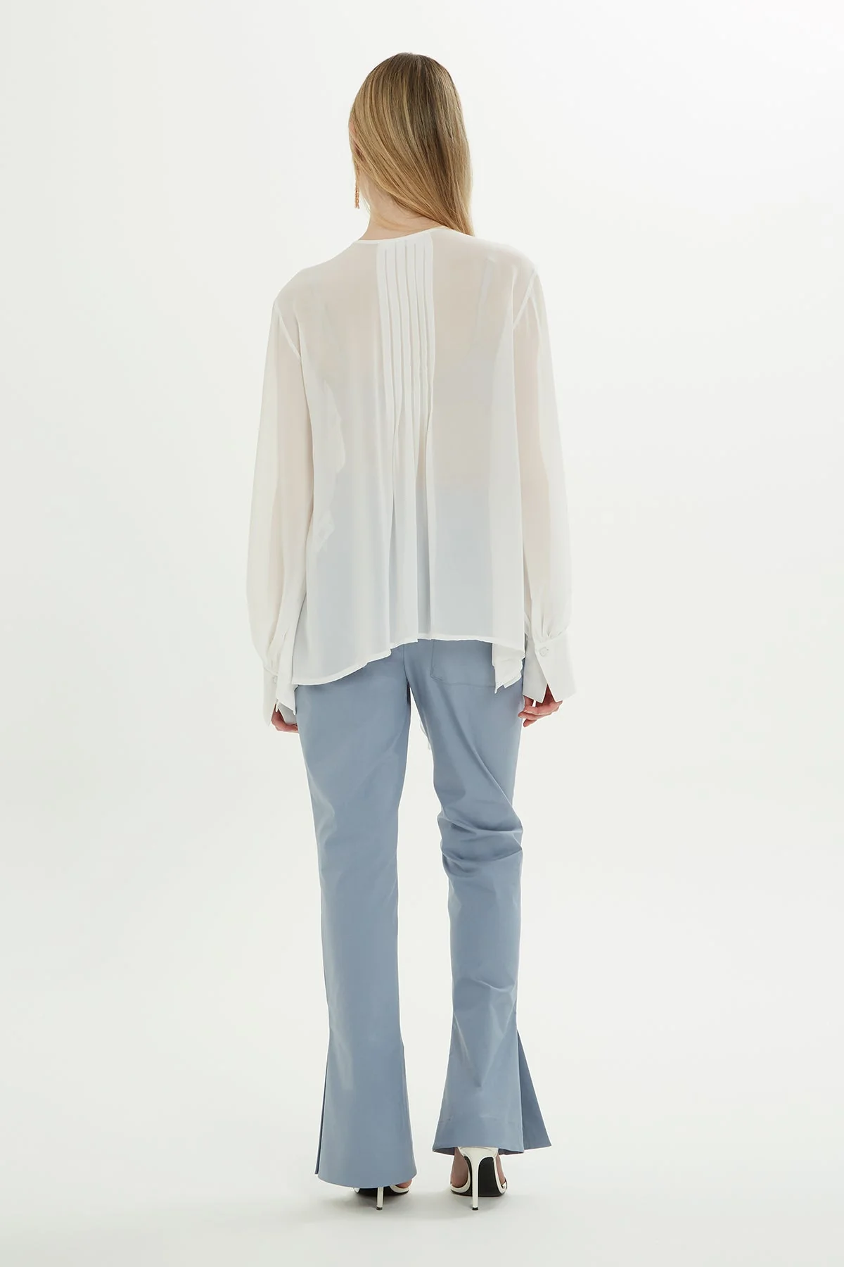 Ecru Volant Blouse - Image 4