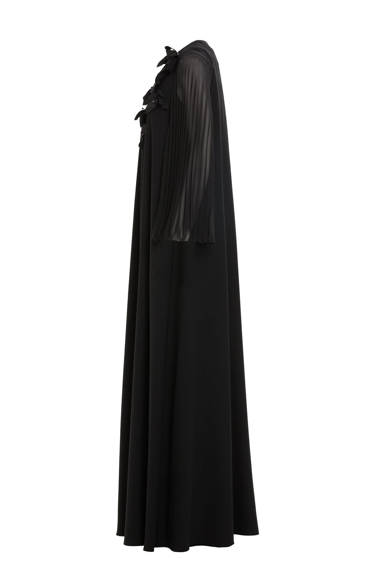 Flower Detailed Long Dress - Image 3