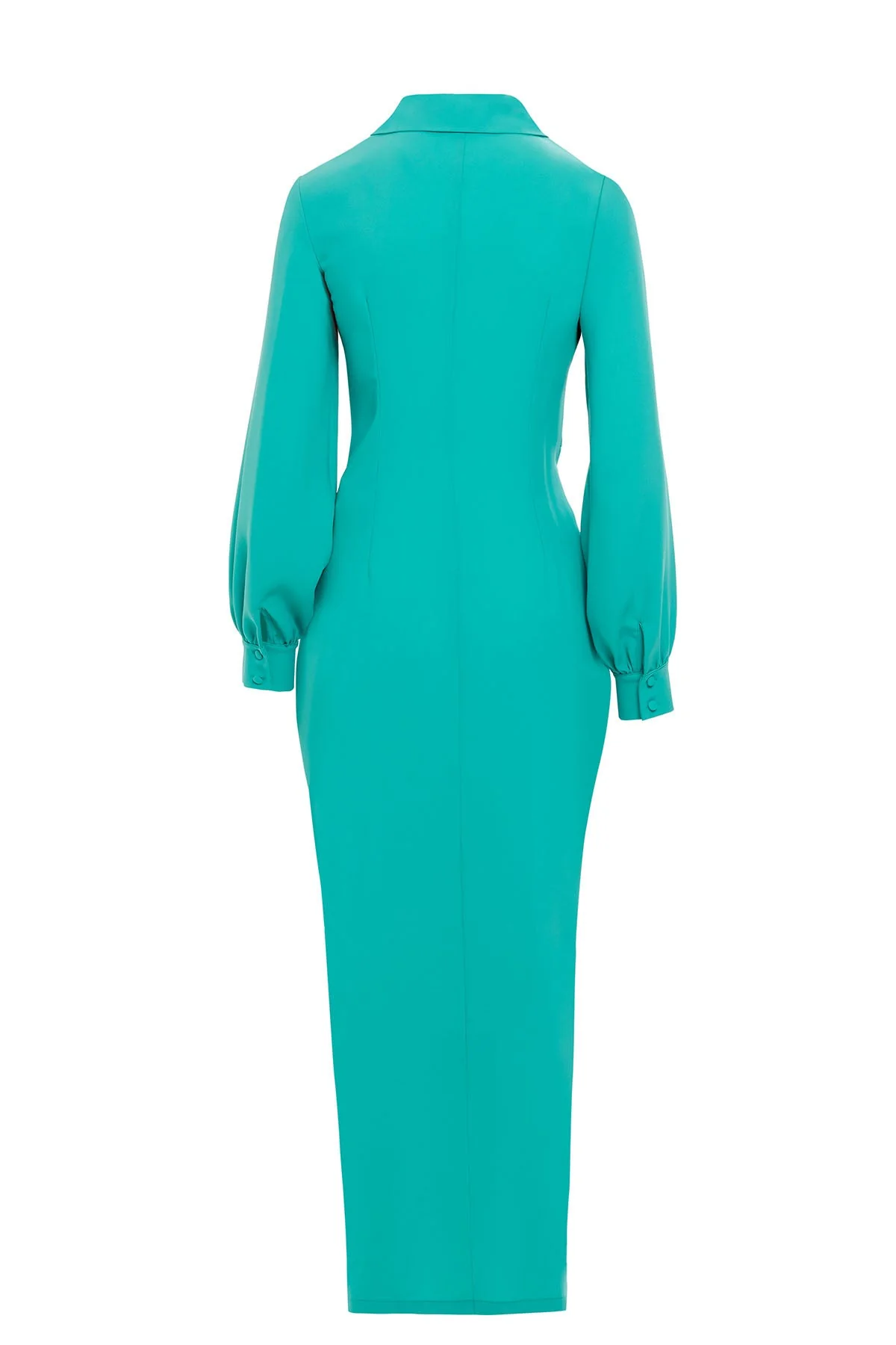 Green Beadwork Maxi Dress - Image 5