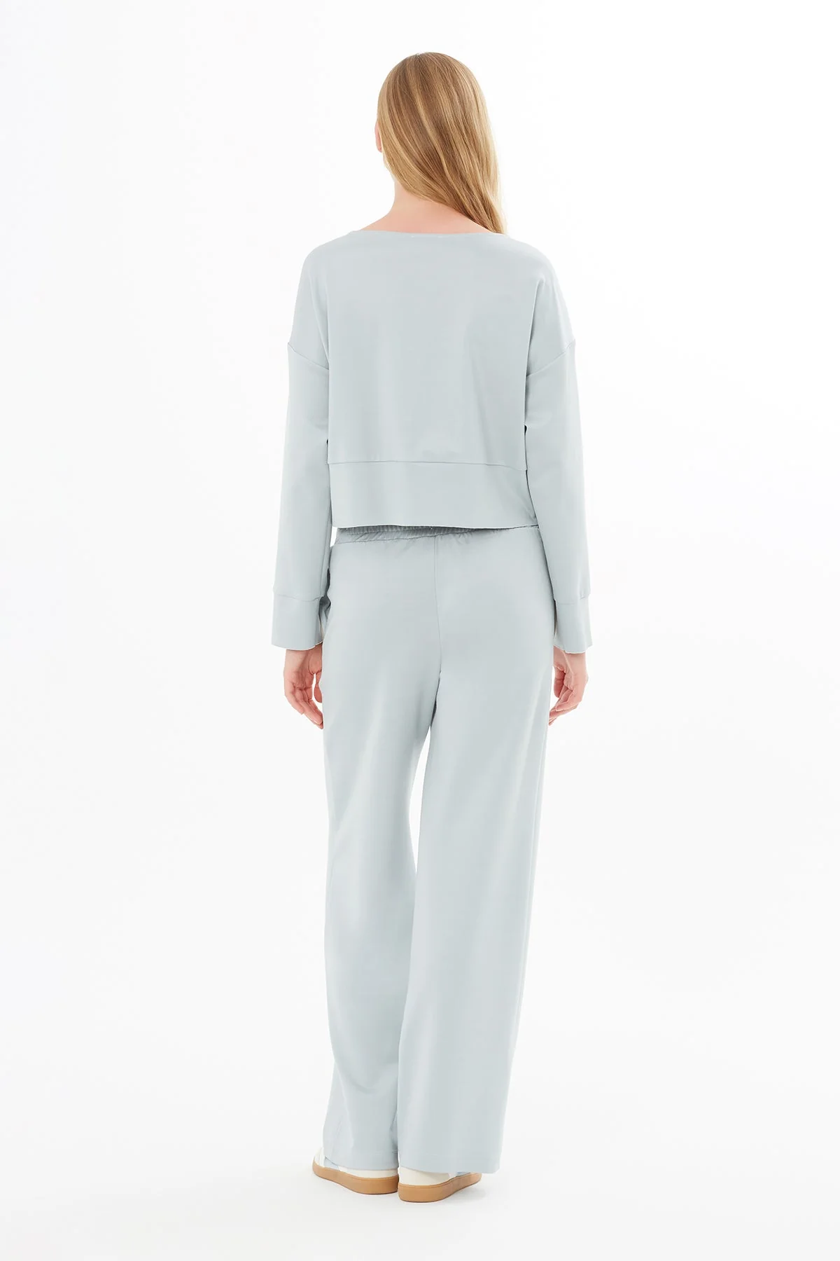 Grey Embroidered Sweatshirt - Image 4