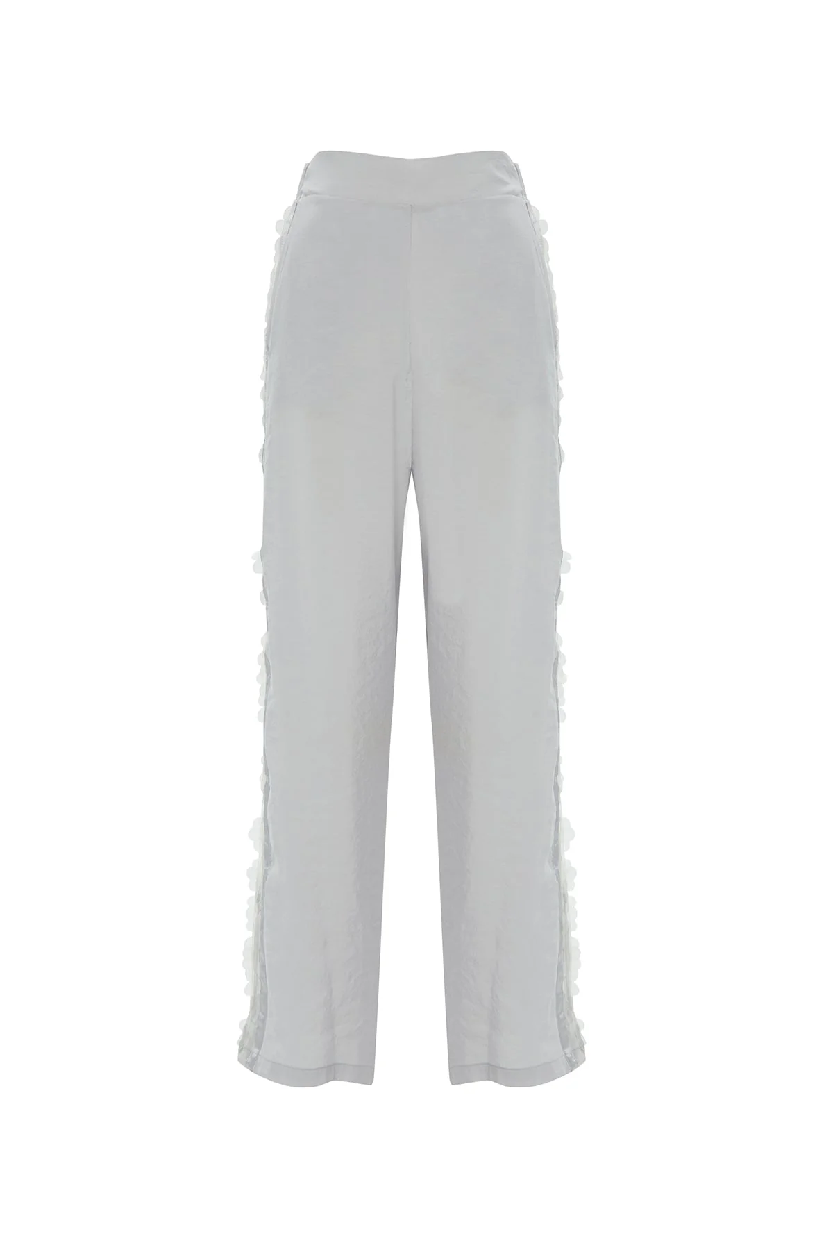 Grey Pants with Sequined Sides