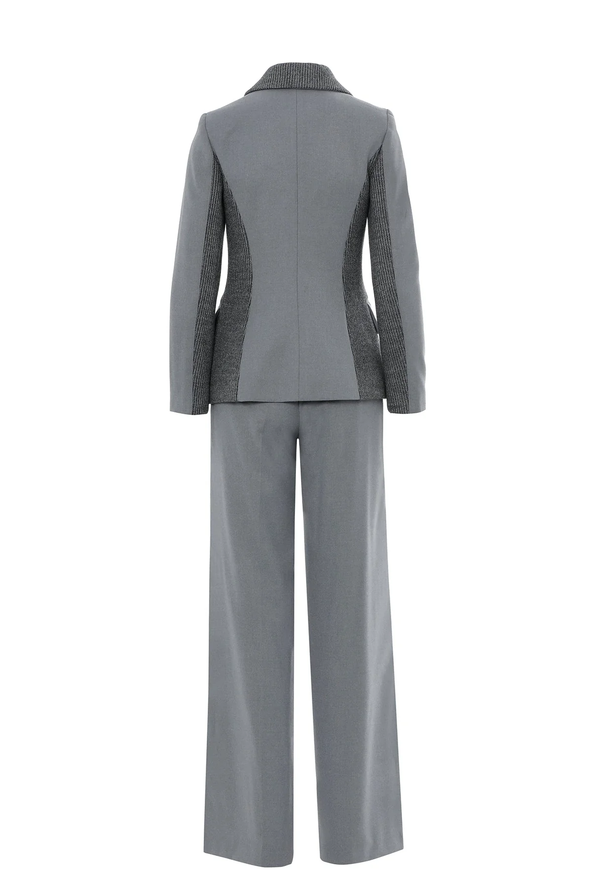 Grey Suit with Double-Breasted Jacket - Image 3