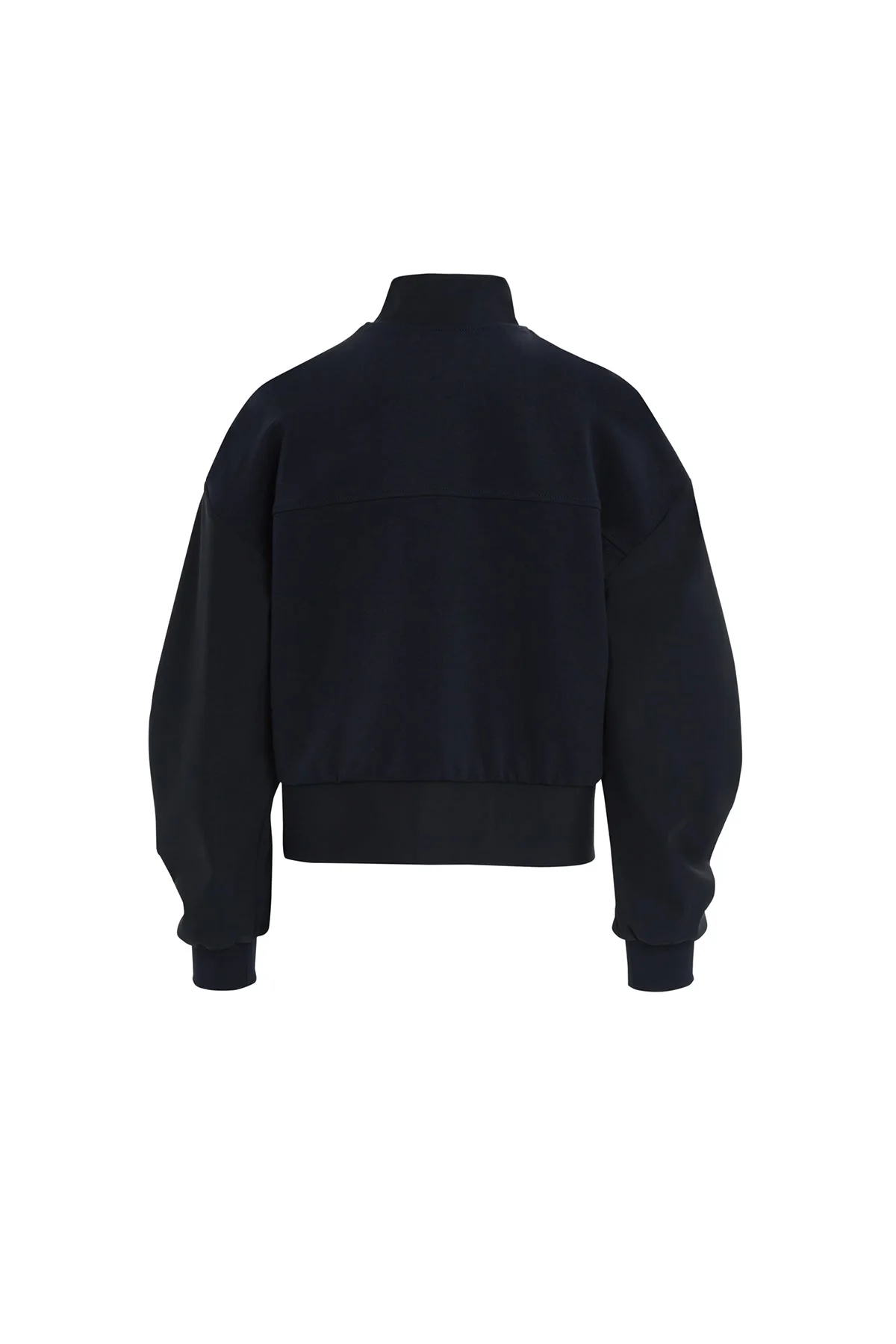 Hooded Zipper Detail Bomber Jacket - Image 9