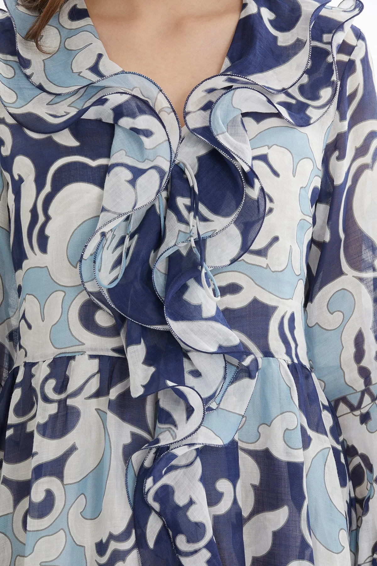 Lace-Up Detail Dress - Image 2