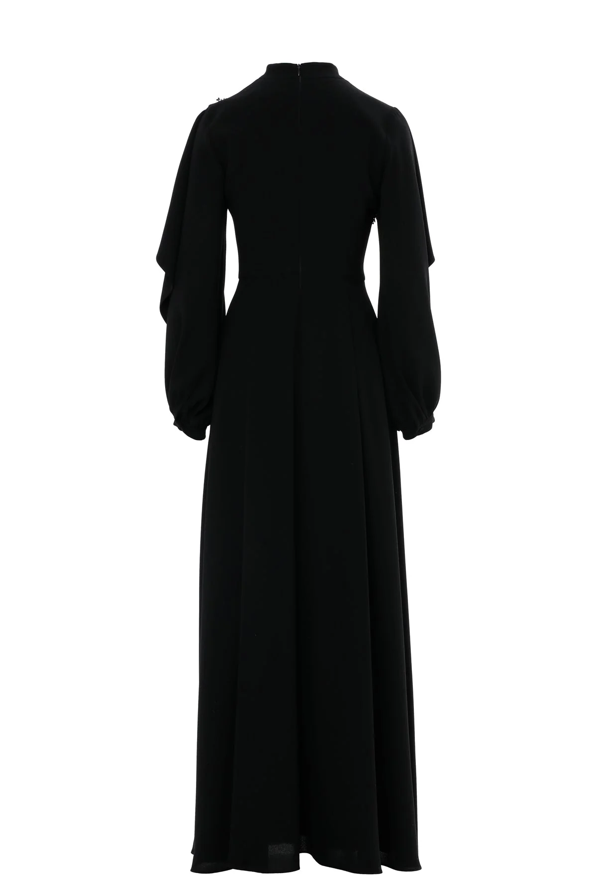 Black Stone Embellished long Dress - Image 3