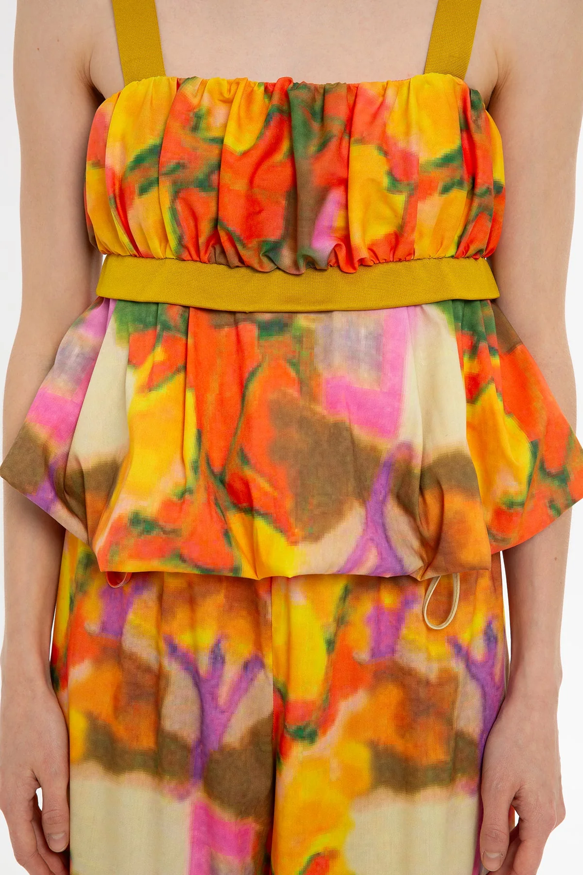 Multicolor Balloon Silhouette Blouse - Image 2