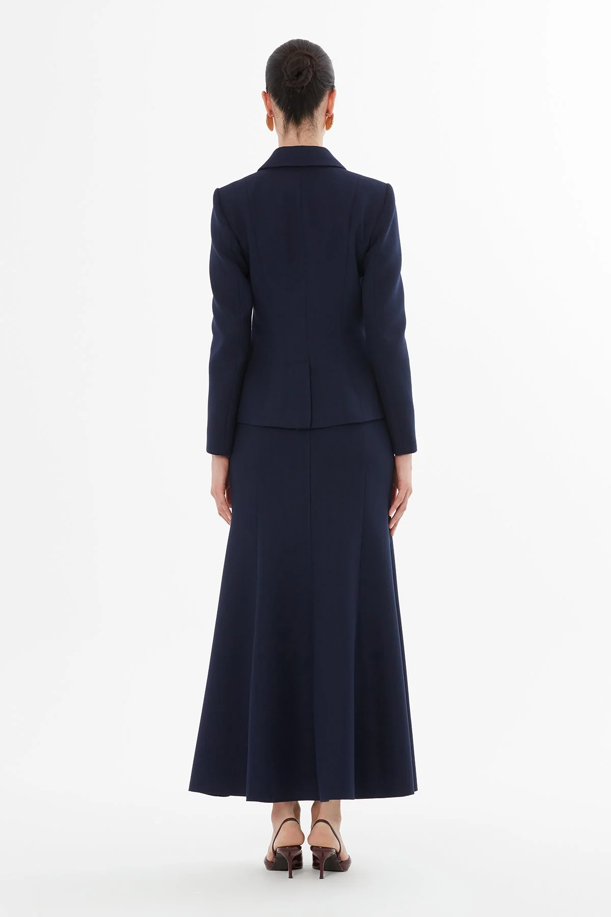 Navy Button-Down Jacket Suit - Image 4