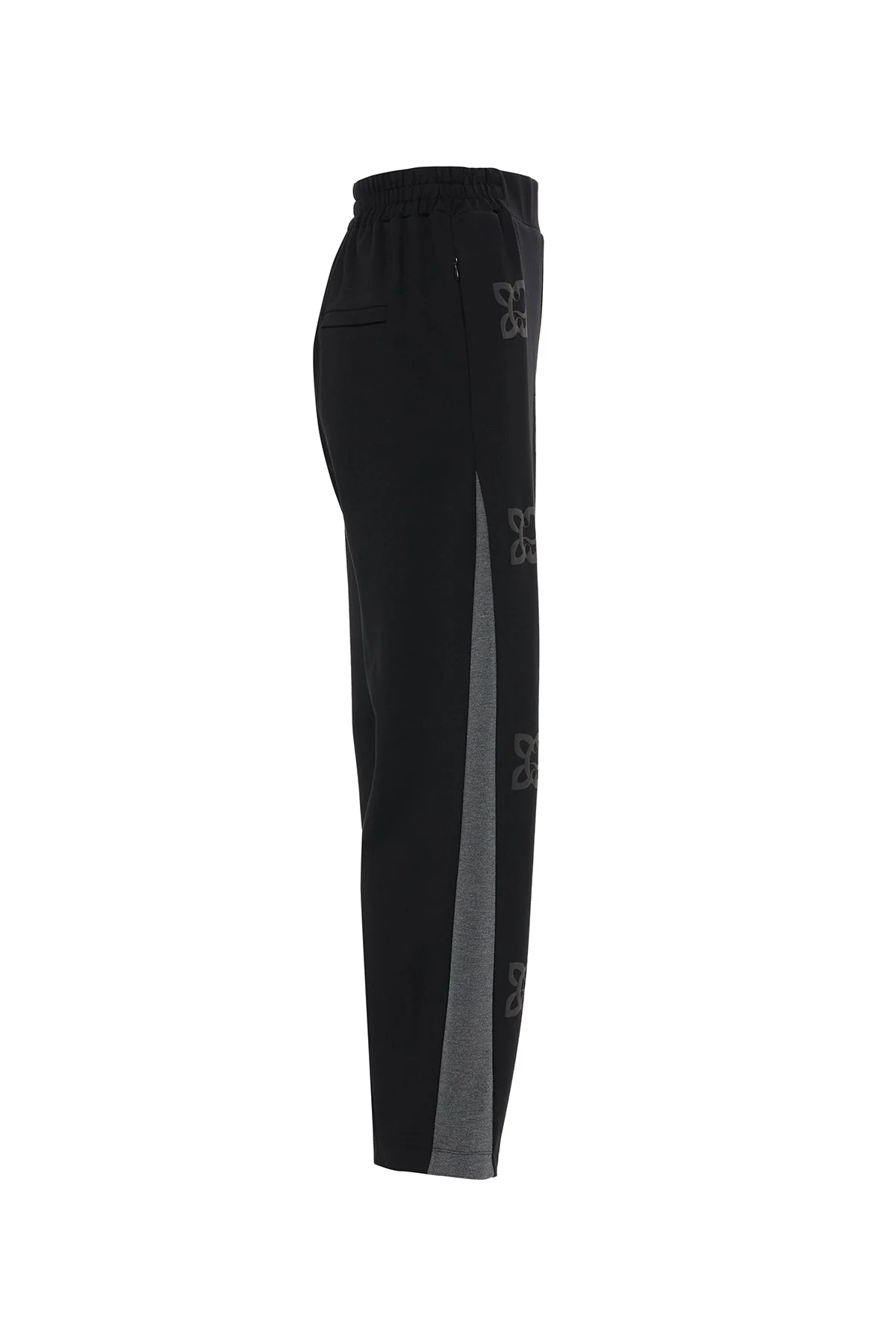 Navy Wide-Leg Sweatpants - Image 2