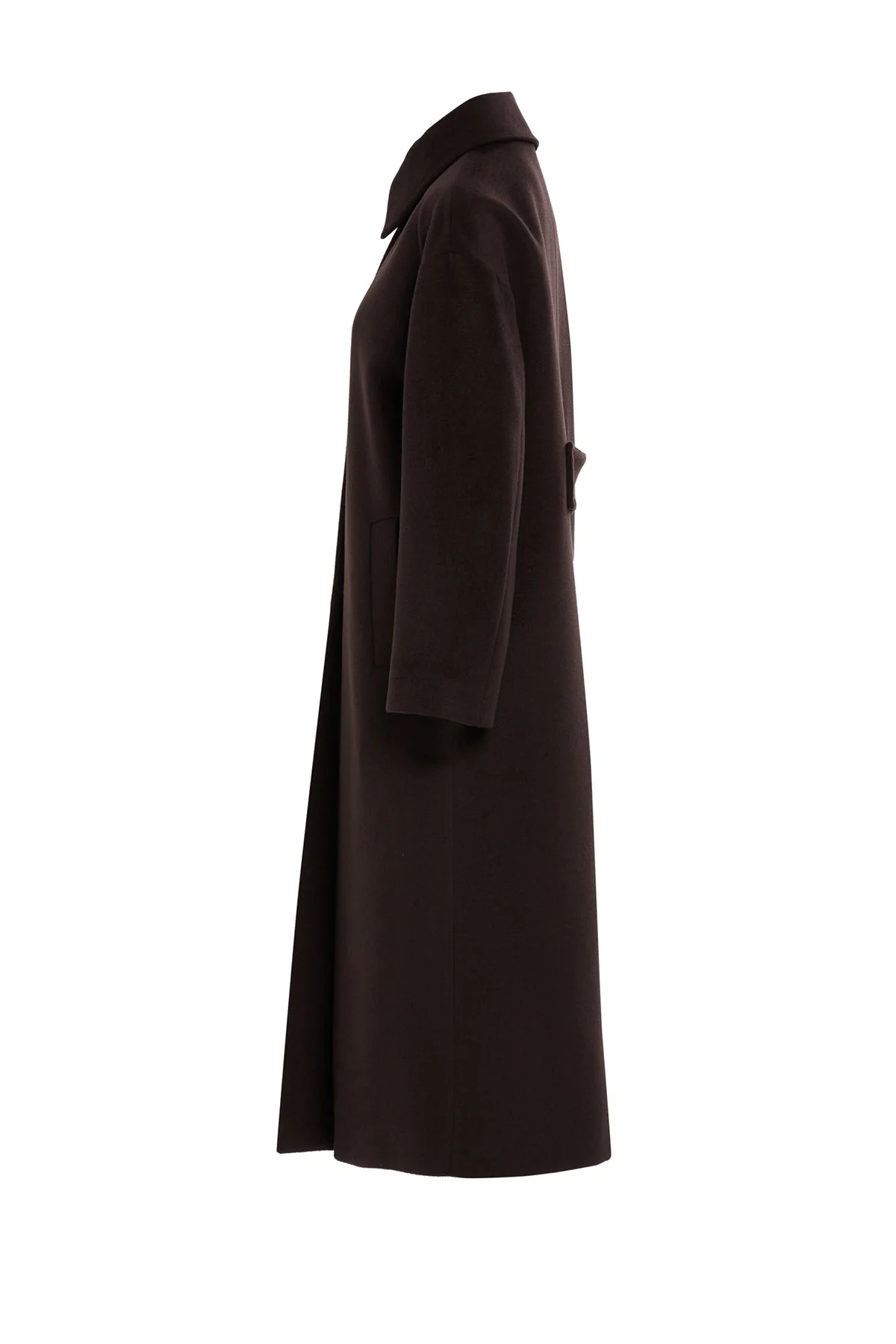 Notched-Collar Cashmere Coat - Image 3