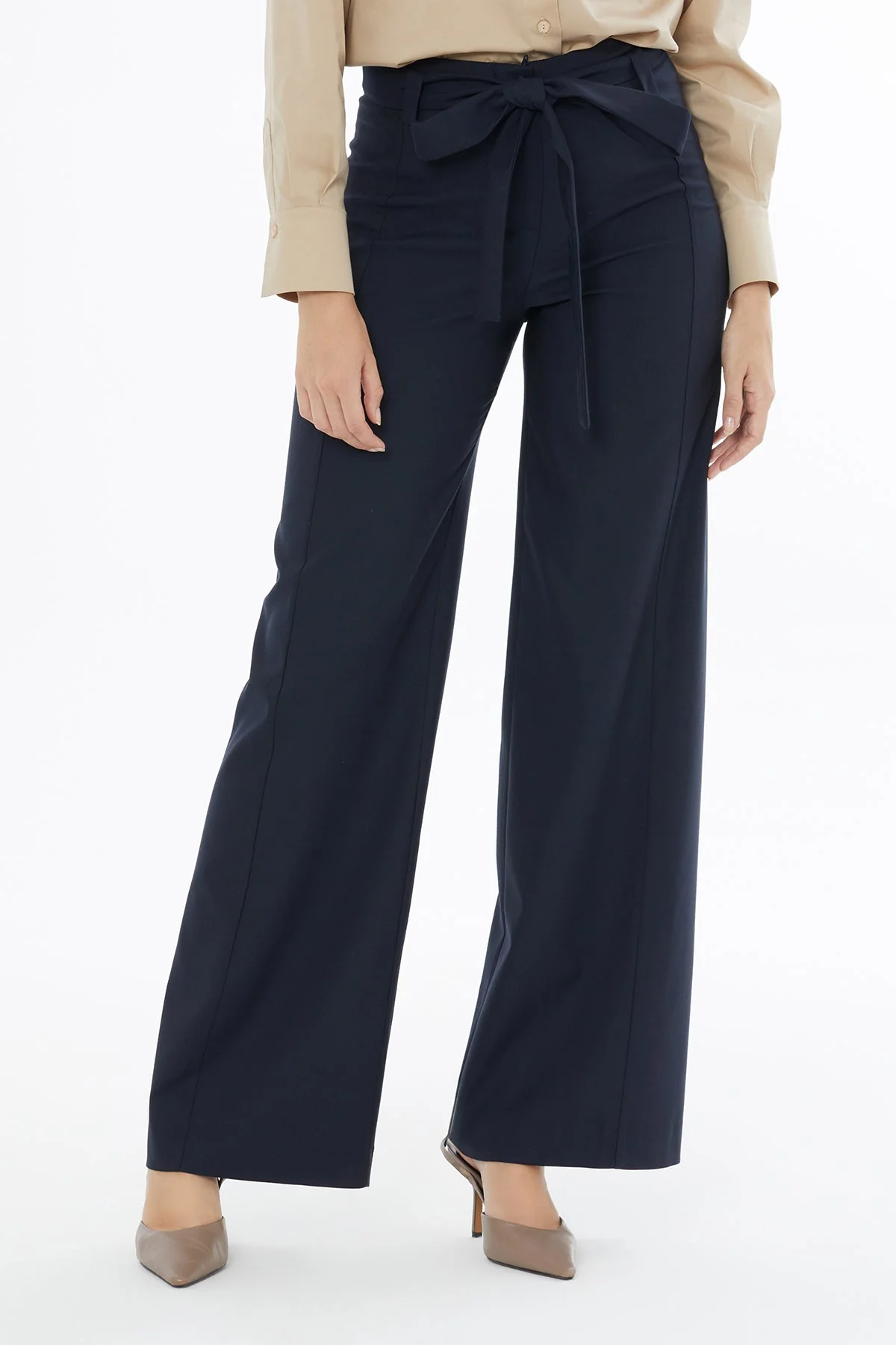 Pants with Back Button Detail - Image 2