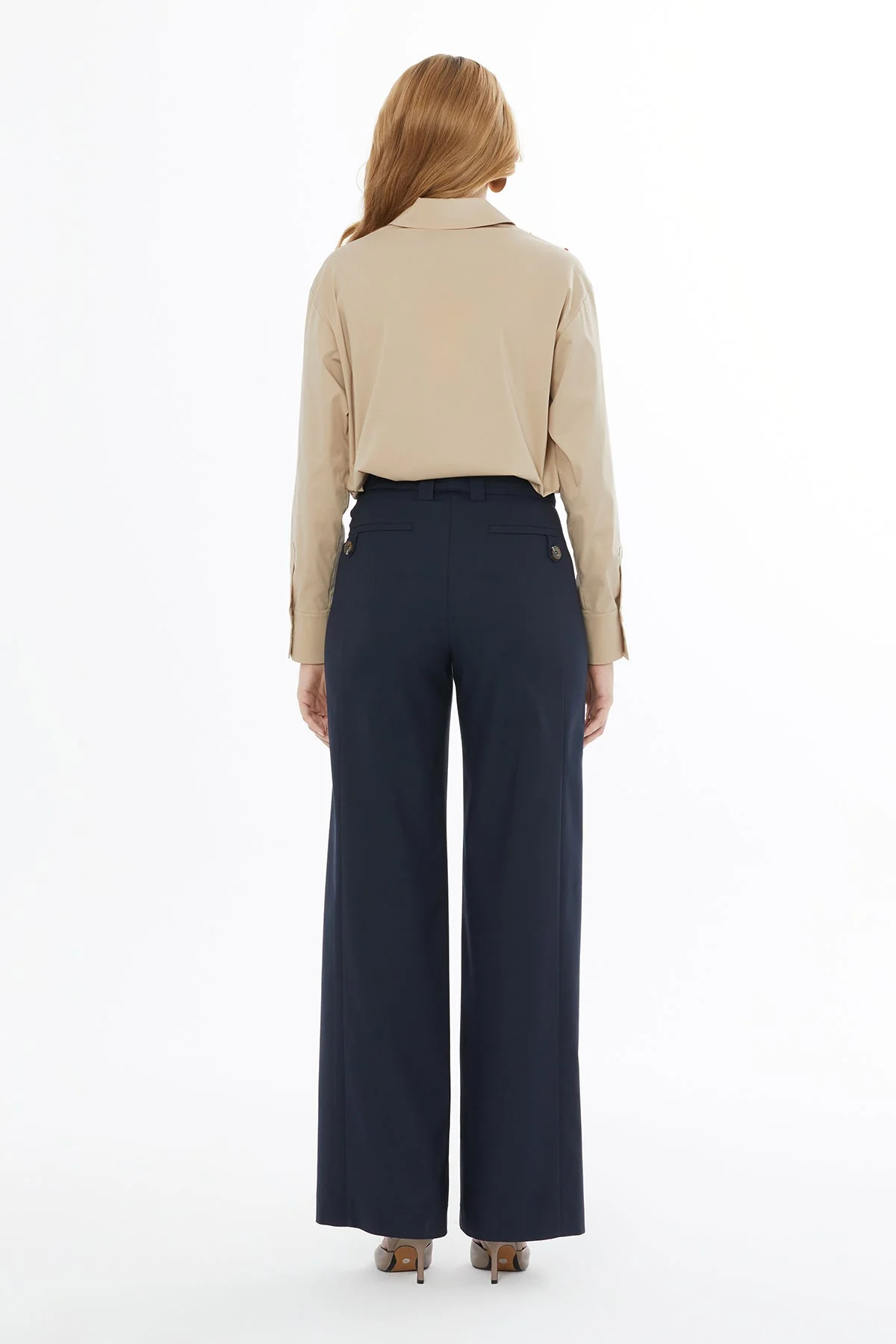 Pants with Back Button Detail - Image 4