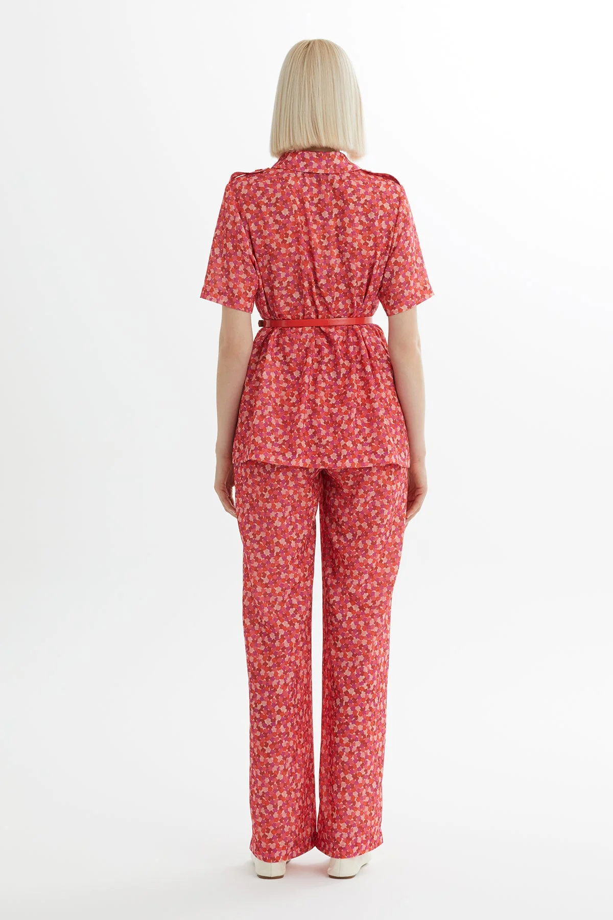 Patterned Shirt and Trouser Set - Image 5