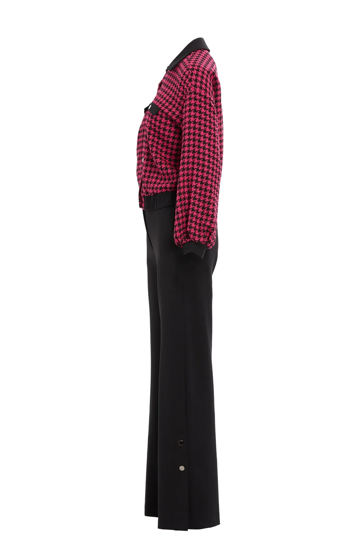 Pink Plaid Jacket Co-Ord Set - Image 2