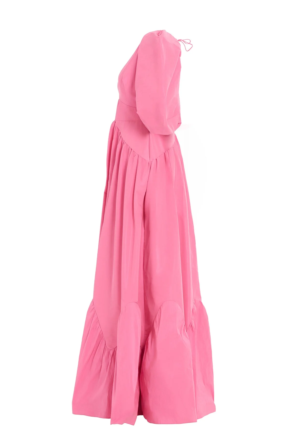 Pink V-Neck Maxi Dress - Image 7