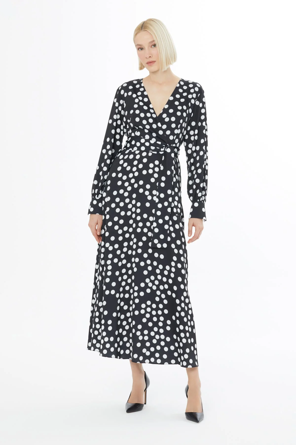 Polka Dot Maxi Dress - Image 3