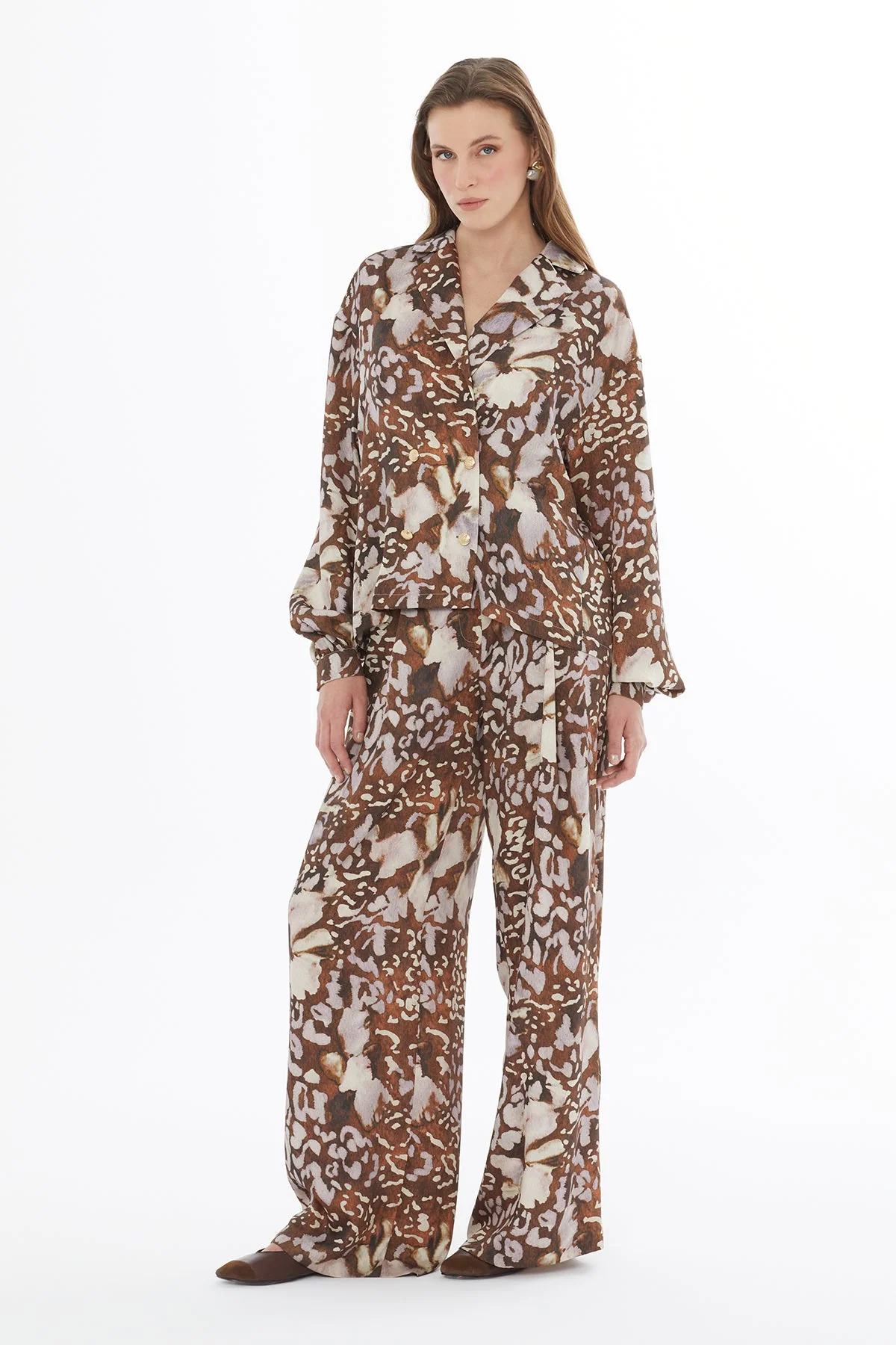 Printed Unlined Shirt - Image 3