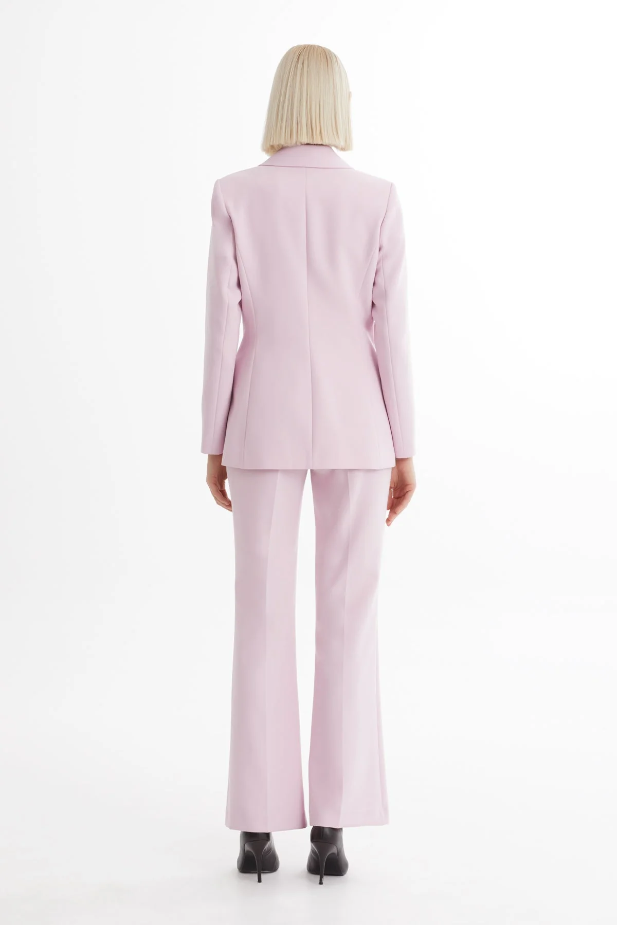 Purple Blazer and Straight-Leg Trouser Set - Image 4