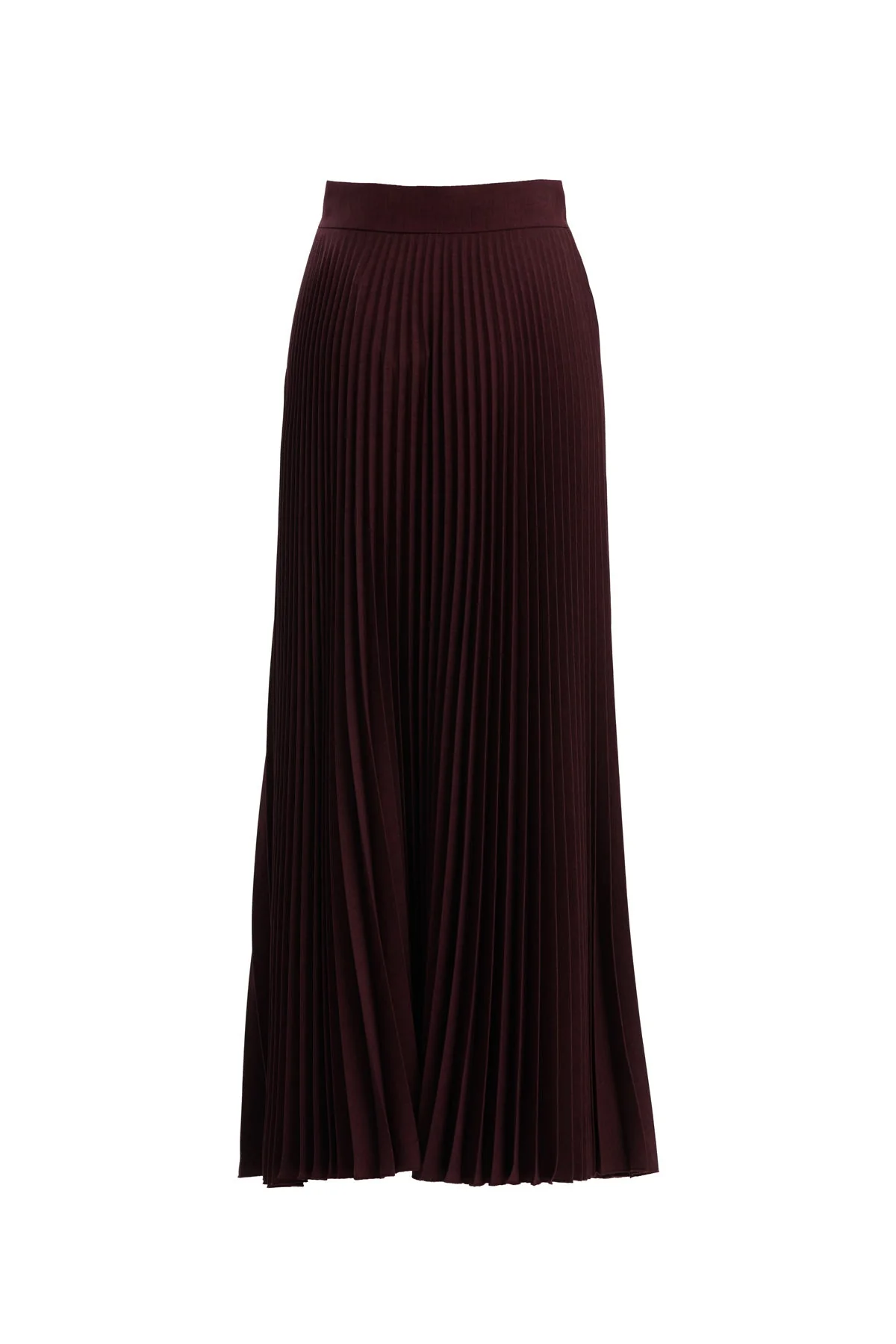 Red Lined Pleated Skirt - Image 3