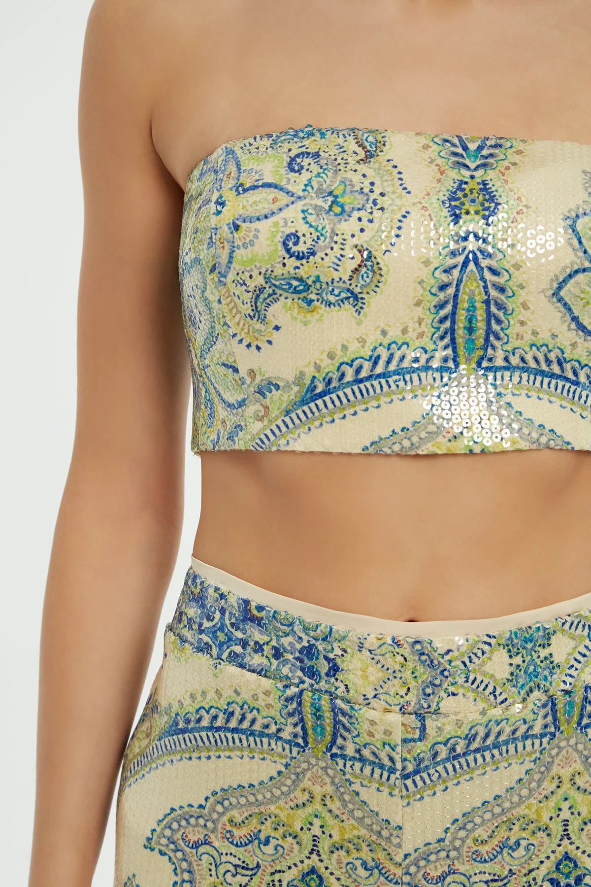 Sequin Detailed Bustier - Image 2