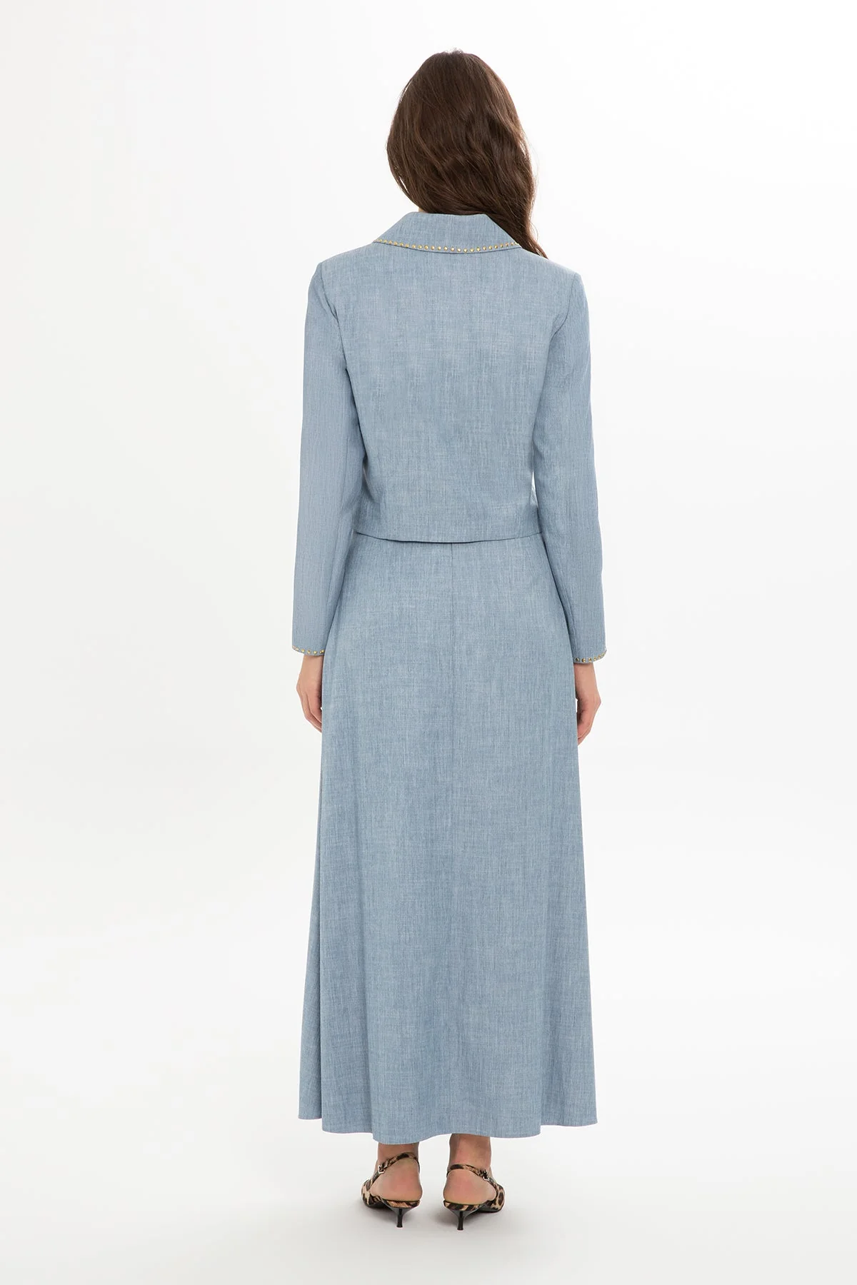 Set with Zipper Jacket Fla Skirt - Image 4