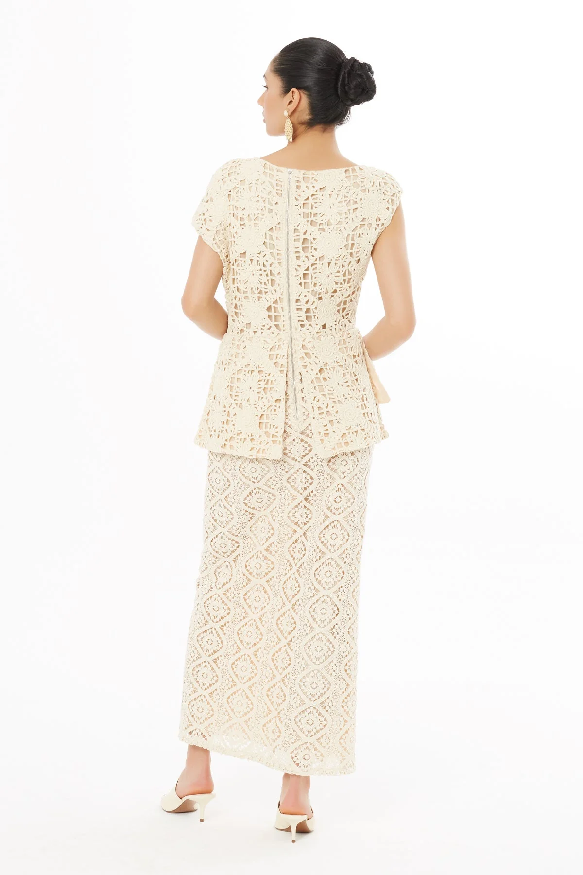 Slit Lace Dress - Image 4