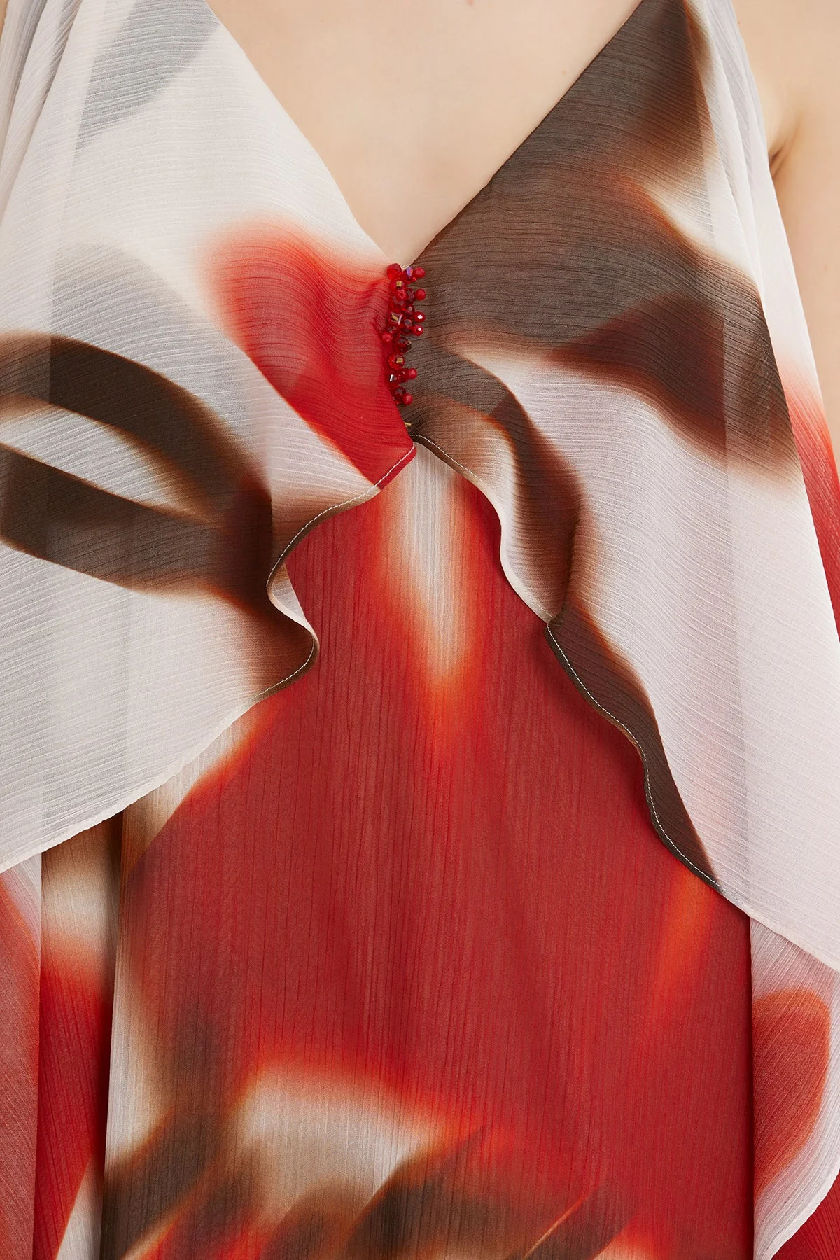 Strappy Beaded Maxi Dress - Image 3