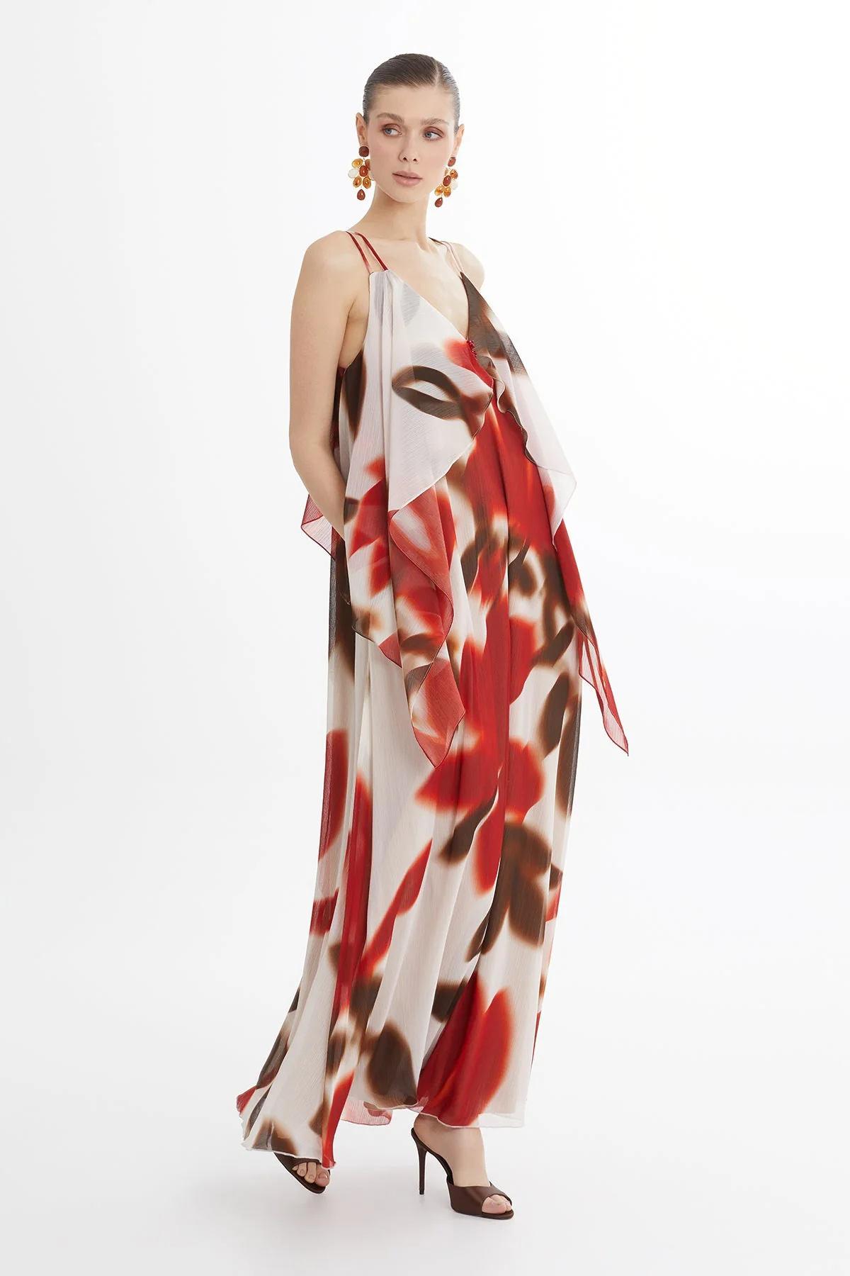 Strappy Beaded Maxi Dress - Image 4