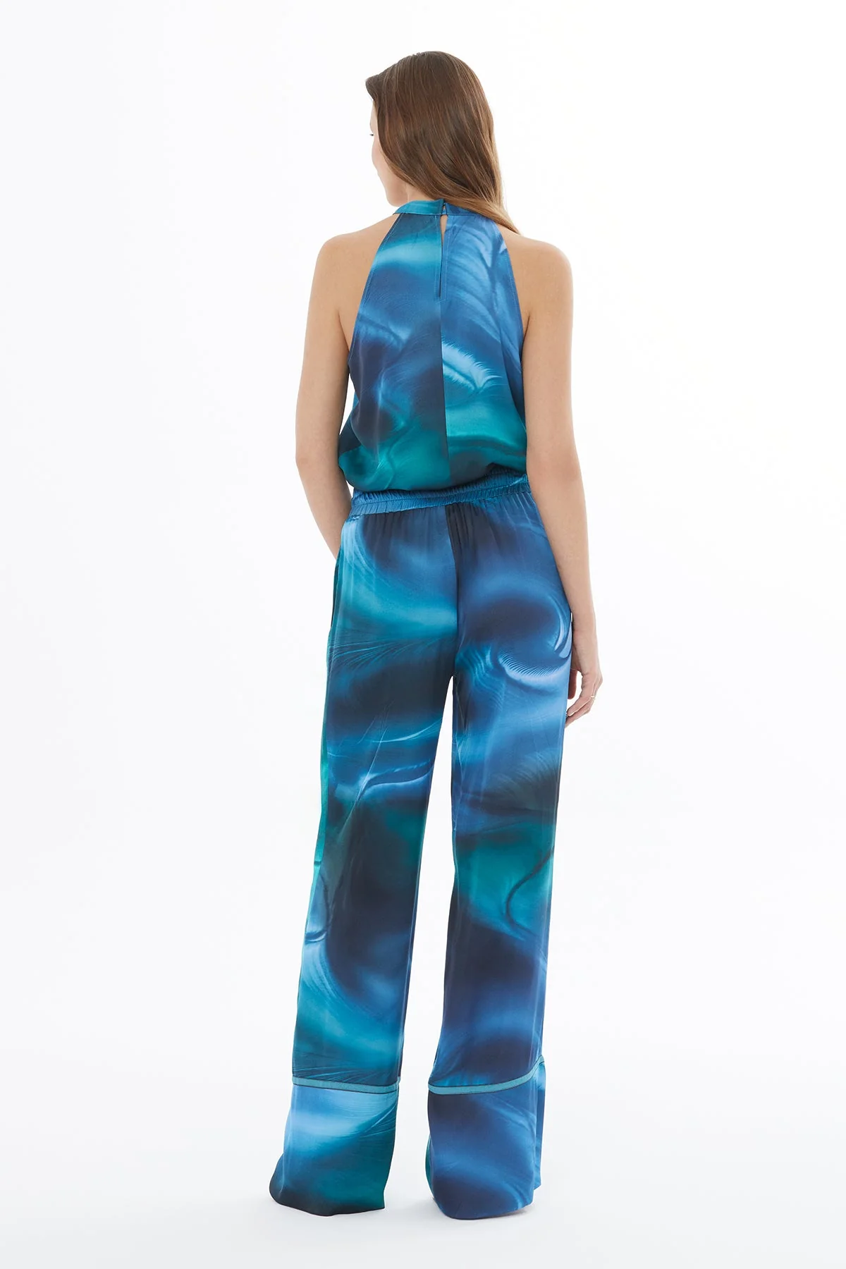 Printed Wide-Leg Trousers - Image 4