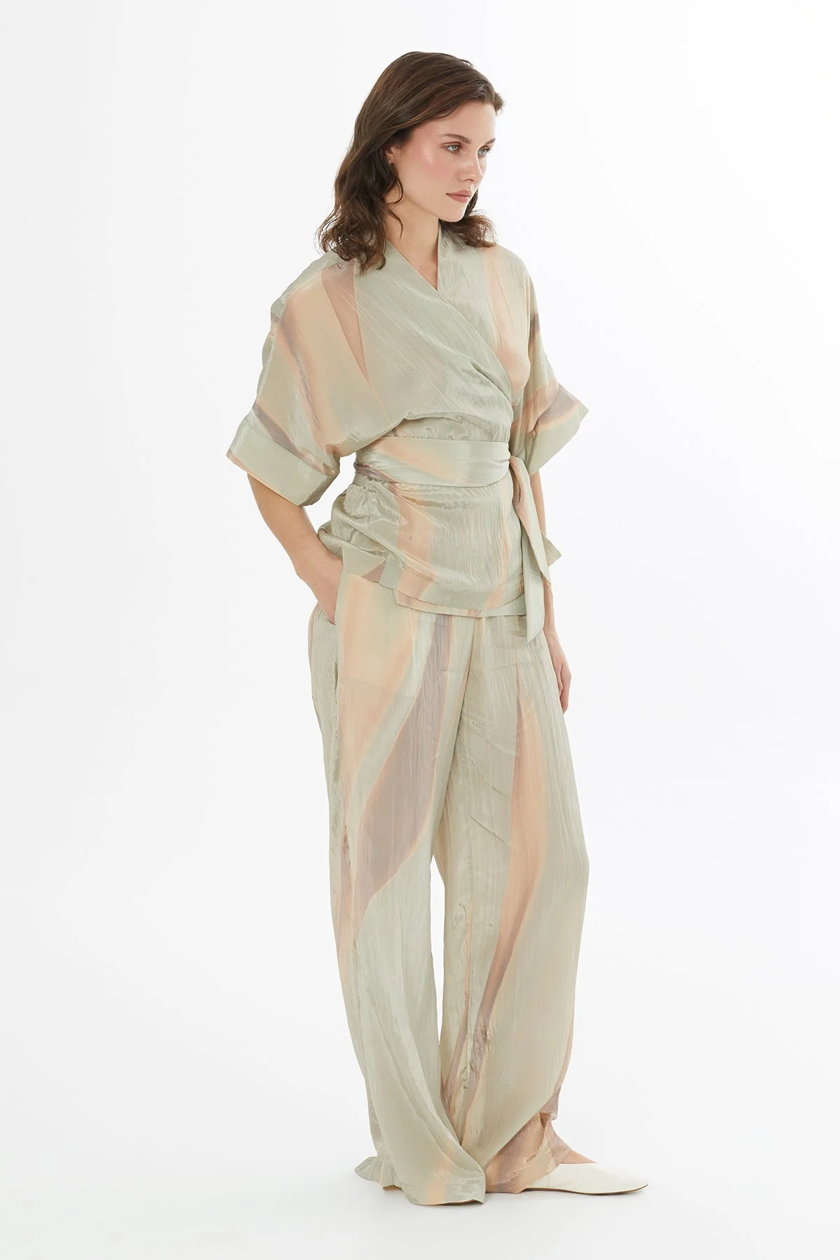 Wrap Front Blouse - Image 3