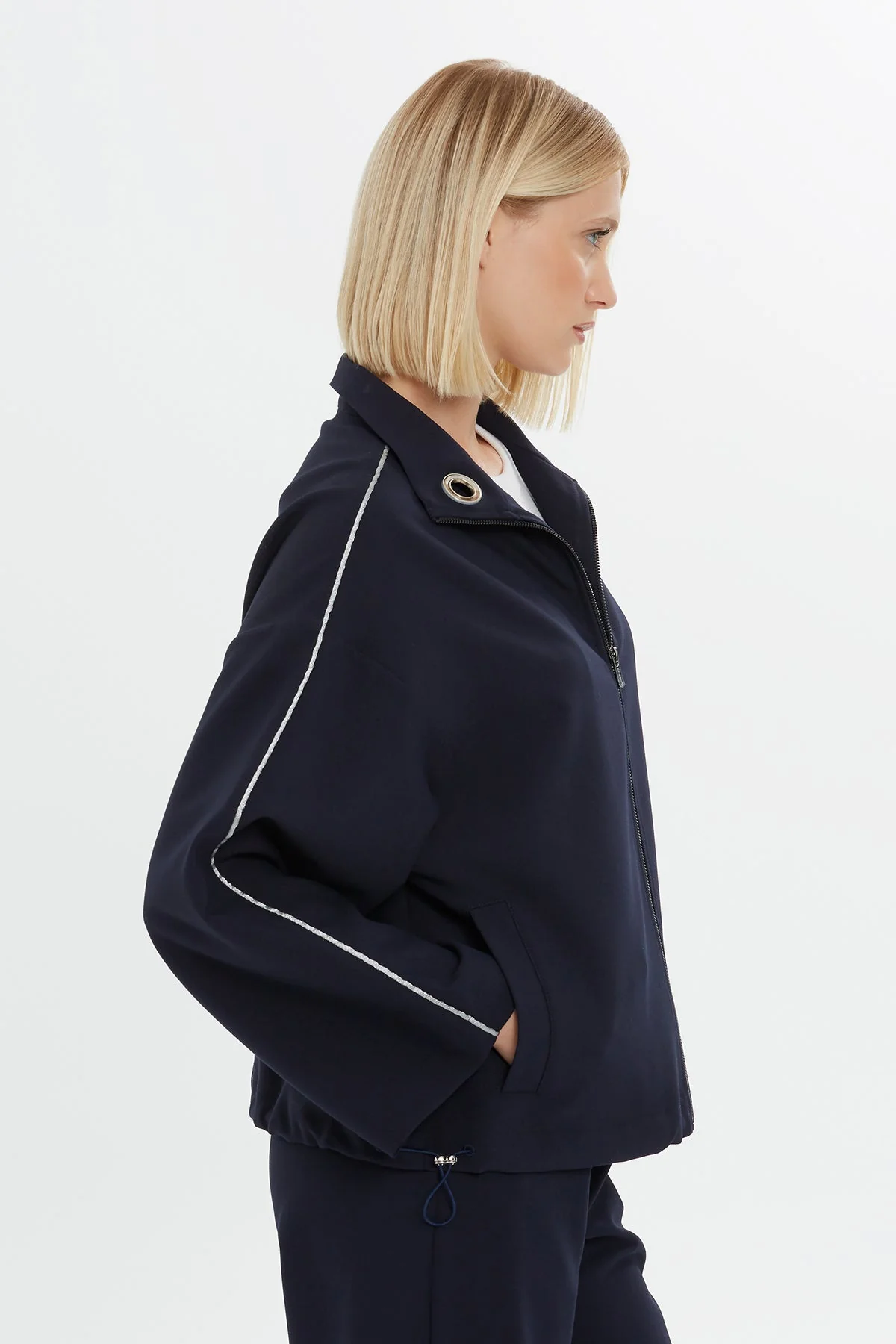 Zip-Front Relaxed Sweatshirt - Image 5